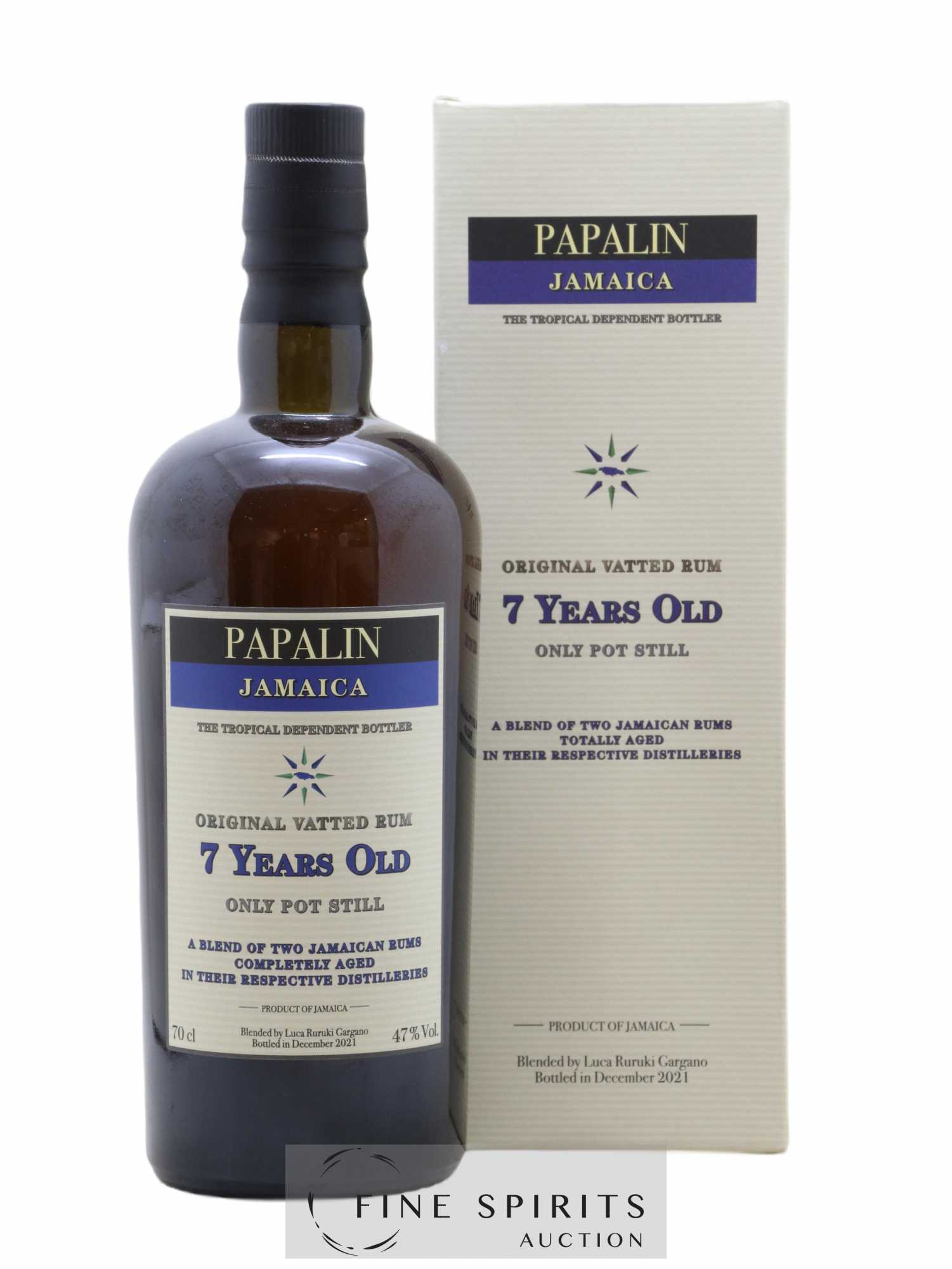 Papalin 7 years Of. Only Pot Still - bottled 2021 - Lot de 1 bouteille - 0