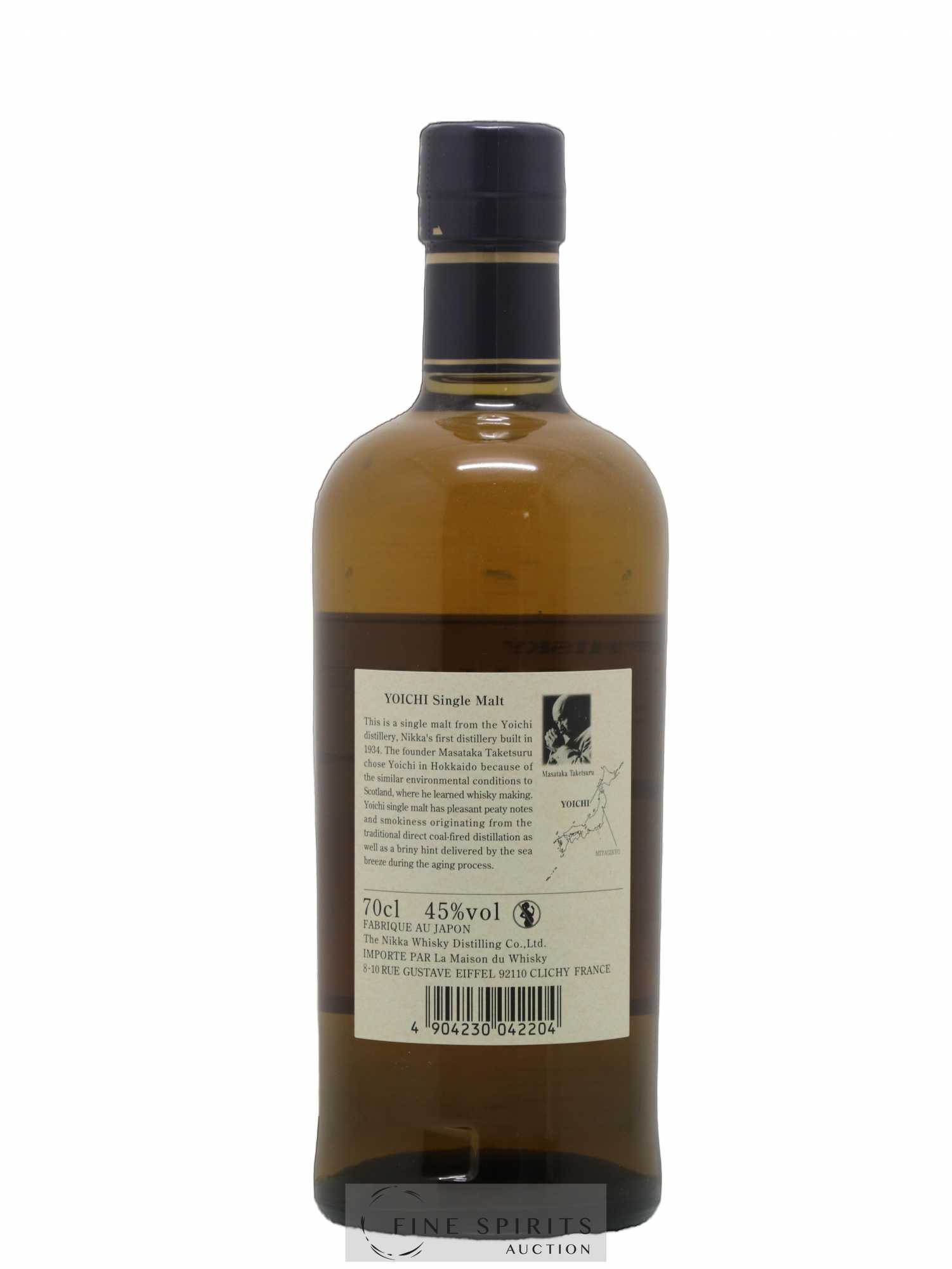 Yoichi Of. Single Malt Nikka Whisky - Lot de 1 bouteille - 1