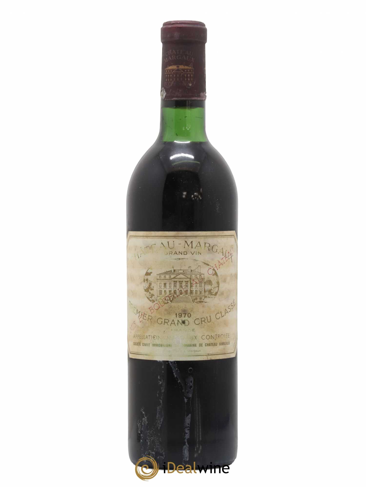Château Margaux 1er Grand Cru Classé 1970 - Lot de 1 bouteille - 0