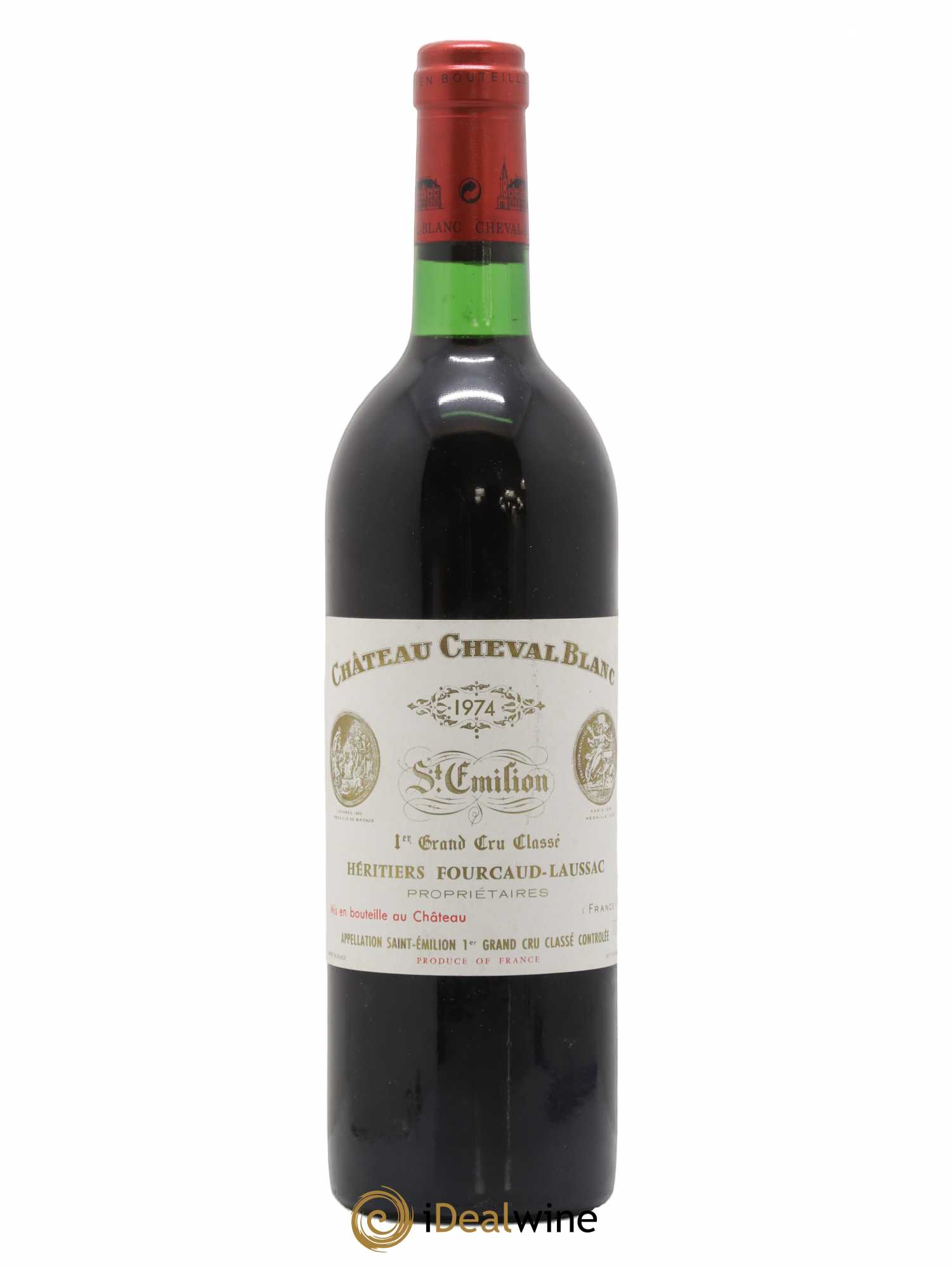 Château Cheval Blanc 1er Grand Cru Classé A 1974 - Lot de 1 bouteille - 0