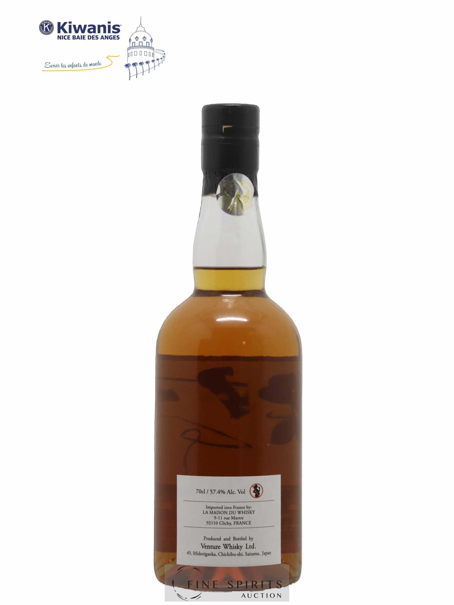 Chichibu 2011 Of. Cask n°5578 - One of 213 LMDW 65th Anniversary - Lot de 1 bouteille - 2