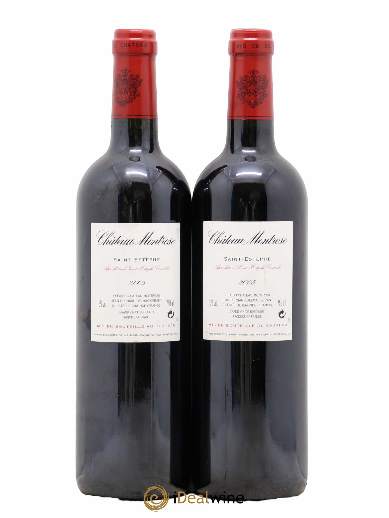 Château Montrose 2ème Grand Cru Classé 2005 - Lot de 2 bouteilles - 1