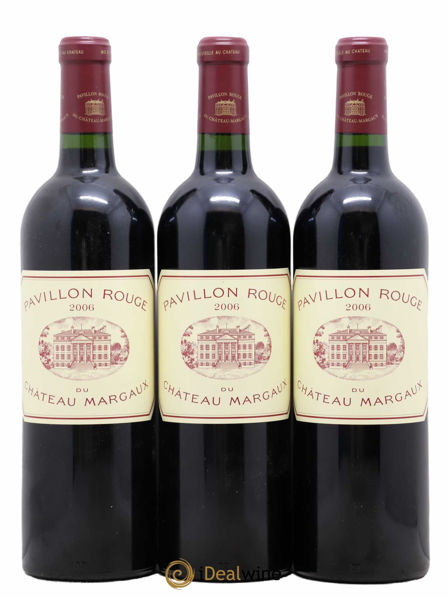 Pavillon Rouge du Château Margaux Second Vin 2006 - Lot de 3 bouteilles - 0