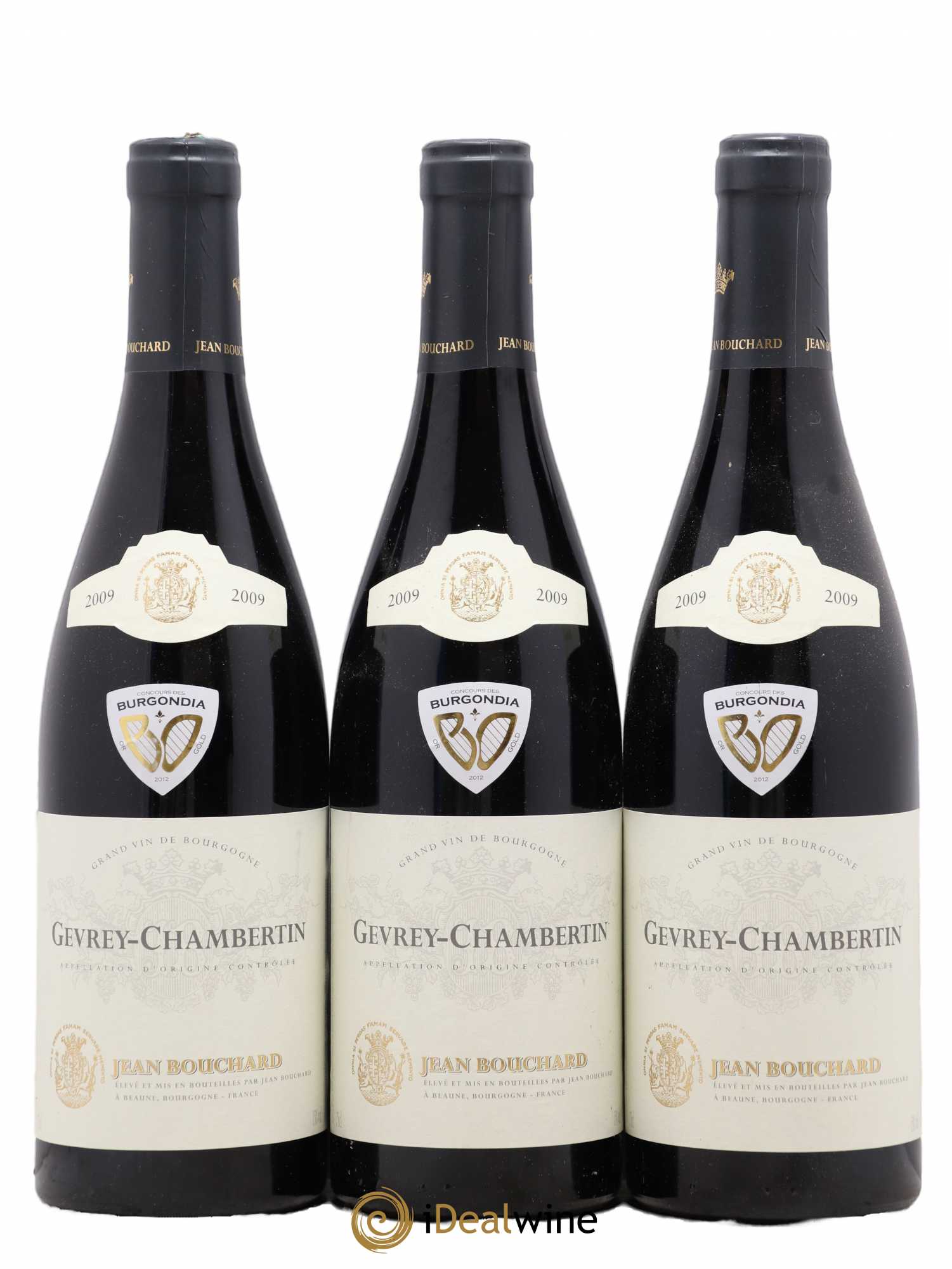 Gevrey-Chambertin Jean Bouchard 2009 - Lot de 3 bouteilles - 0