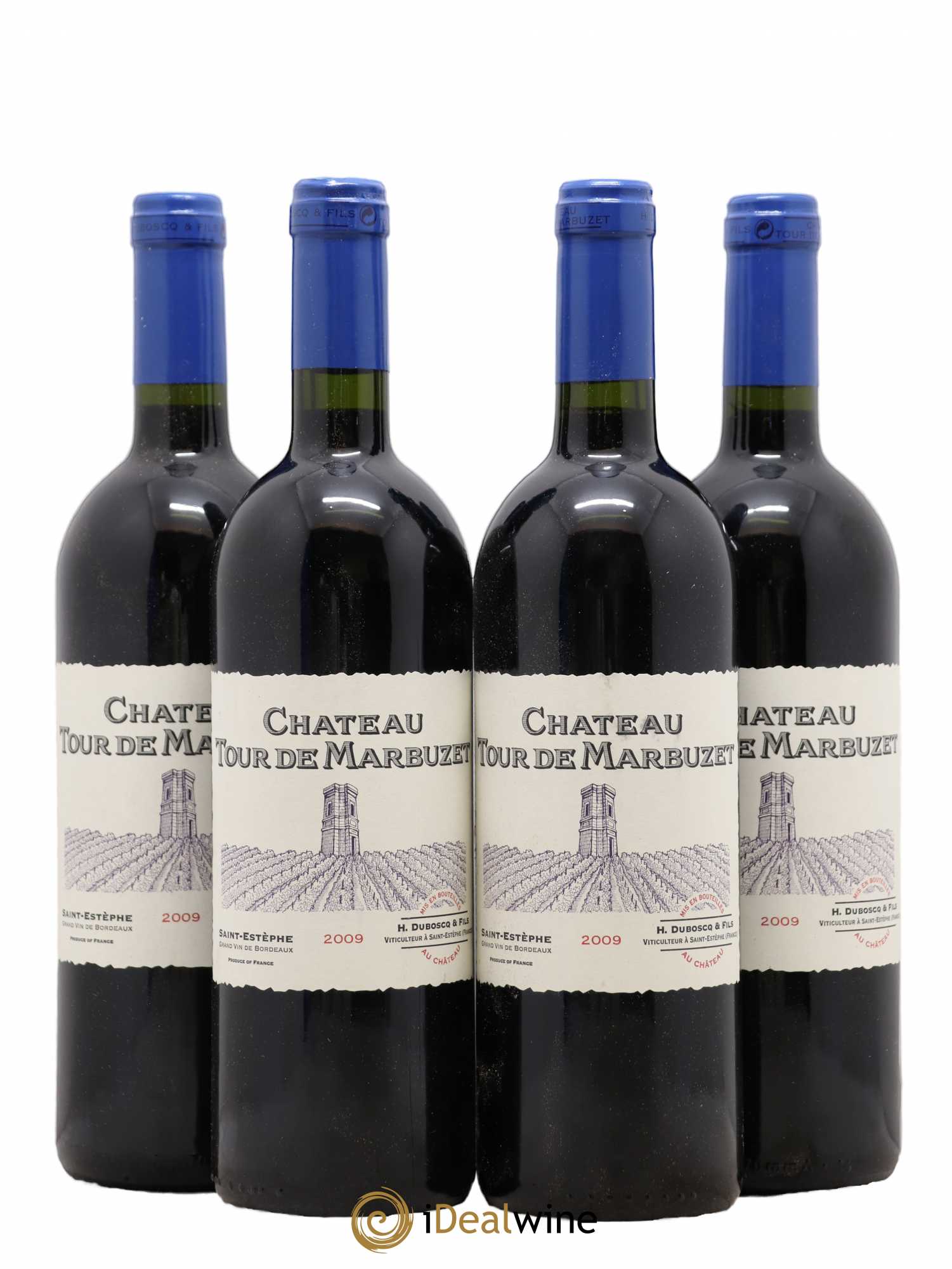 Château Tour de Marbuzet 2009 - Lot de 4 bouteilles - 0