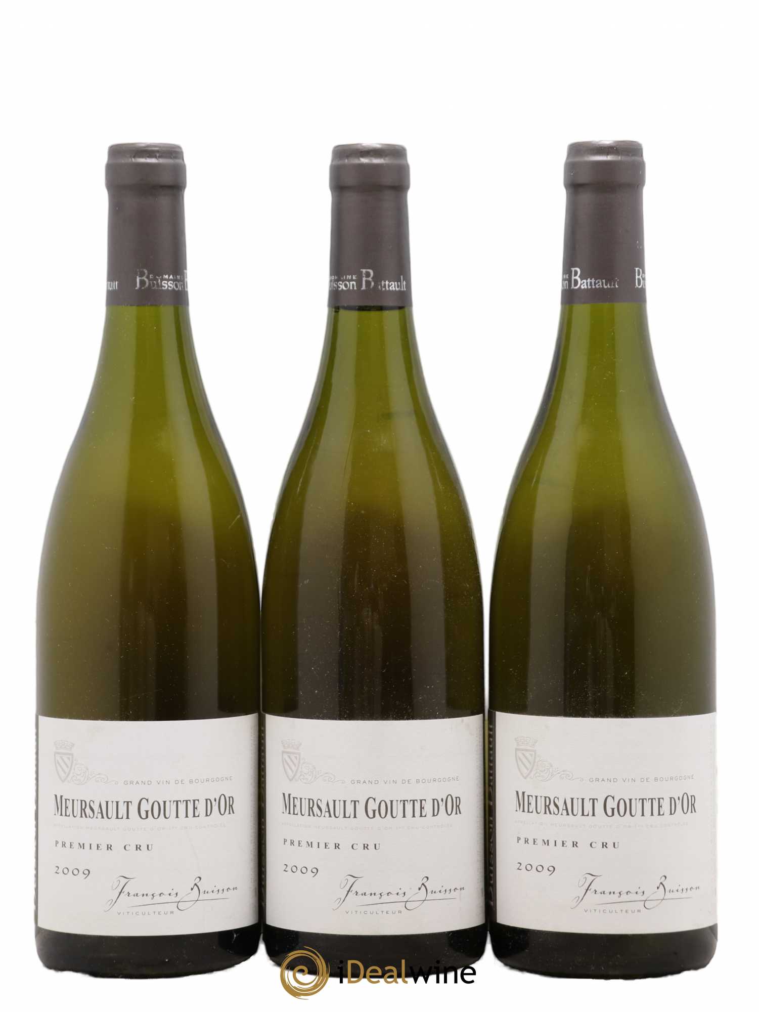 Meursault 1er Cru Goutte D'Or François Buisson 2009 - Posten von 3 Flaschen - 0