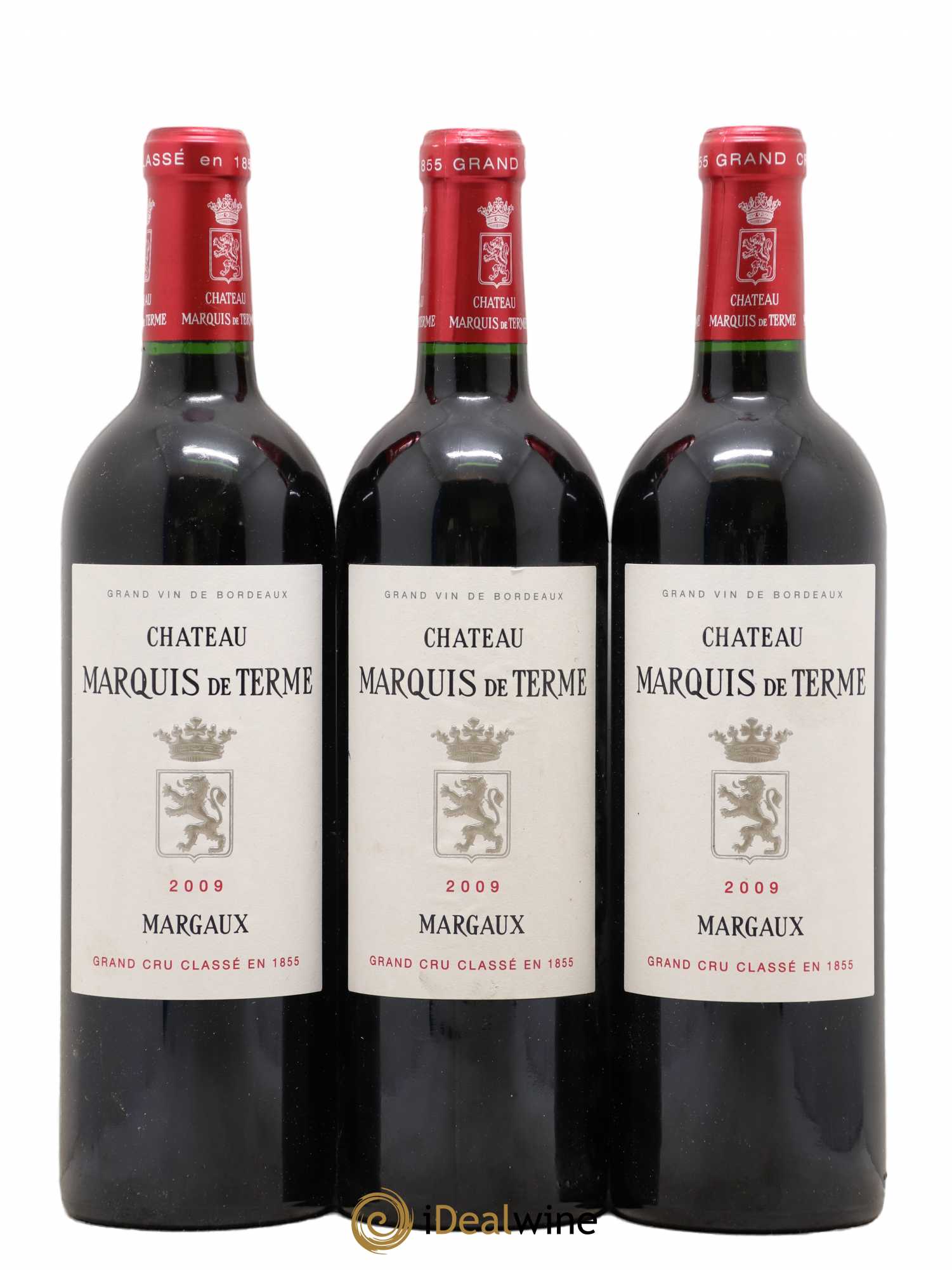 Château Marquis de Terme 4ème Grand Cru Classé 2009 - Lot de 3 bouteilles - 0