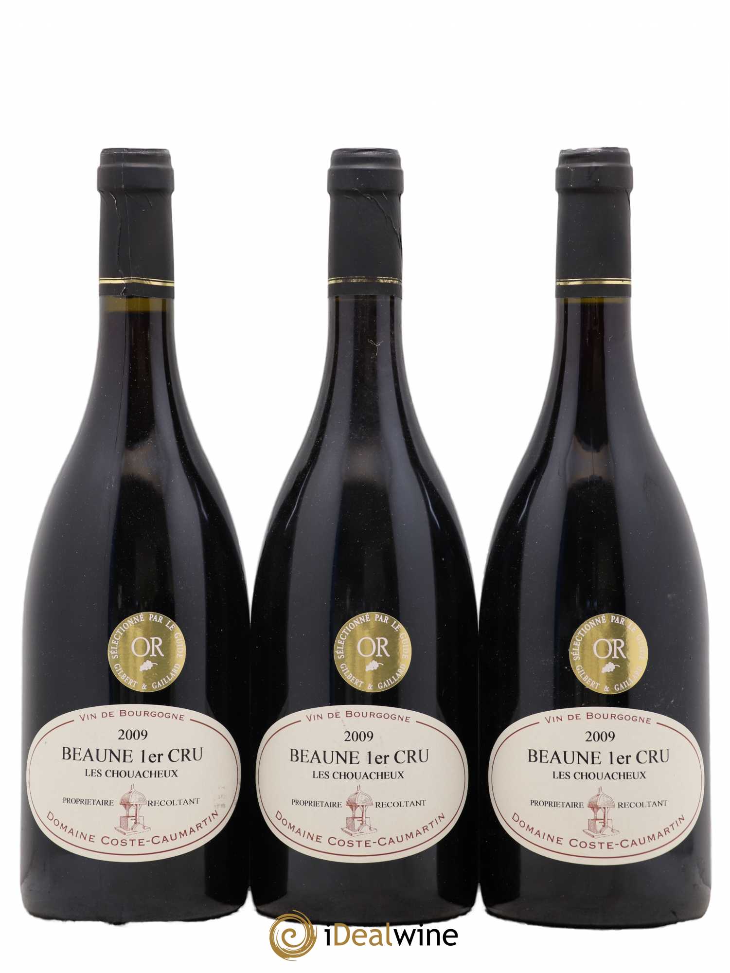 Beaune 1er Cru Les Chouacheux Domaine Coste Caumartin 2009 - Posten von 3 Flaschen - 0
