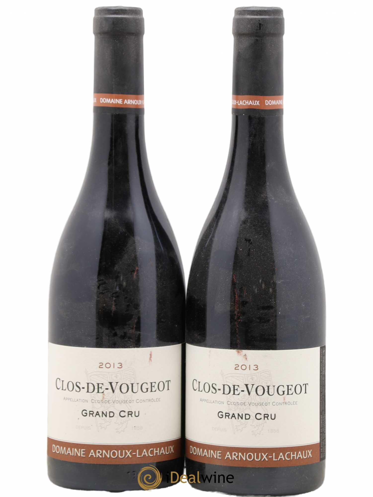 Clos de Vougeot Grand Cru Arnoux-Lachaux (Domaine) 2013 - Lot de 2 bouteilles - 0