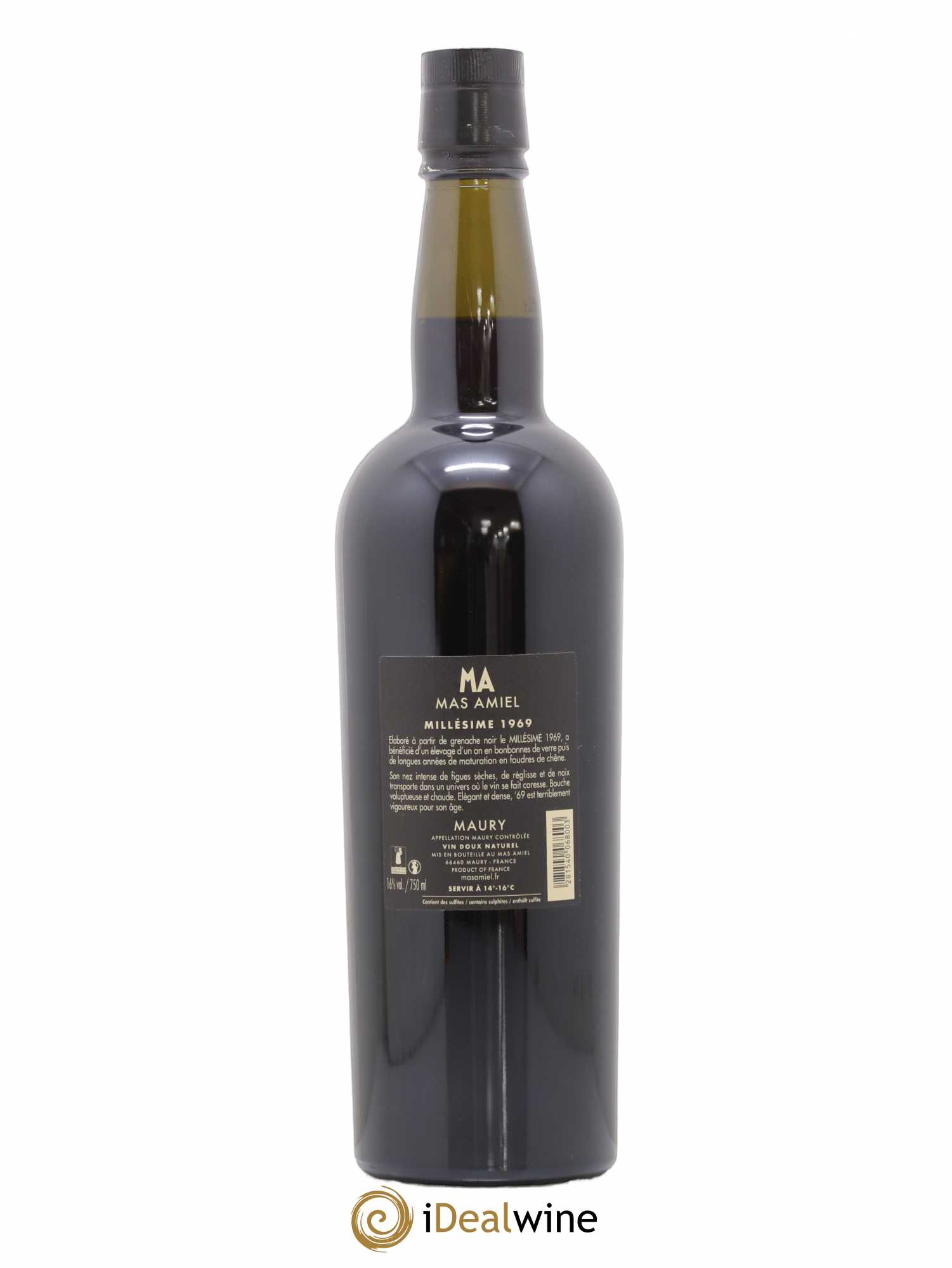 Maury Mas Amiel Vintage 1969 - Lot de 1 bouteille - 1