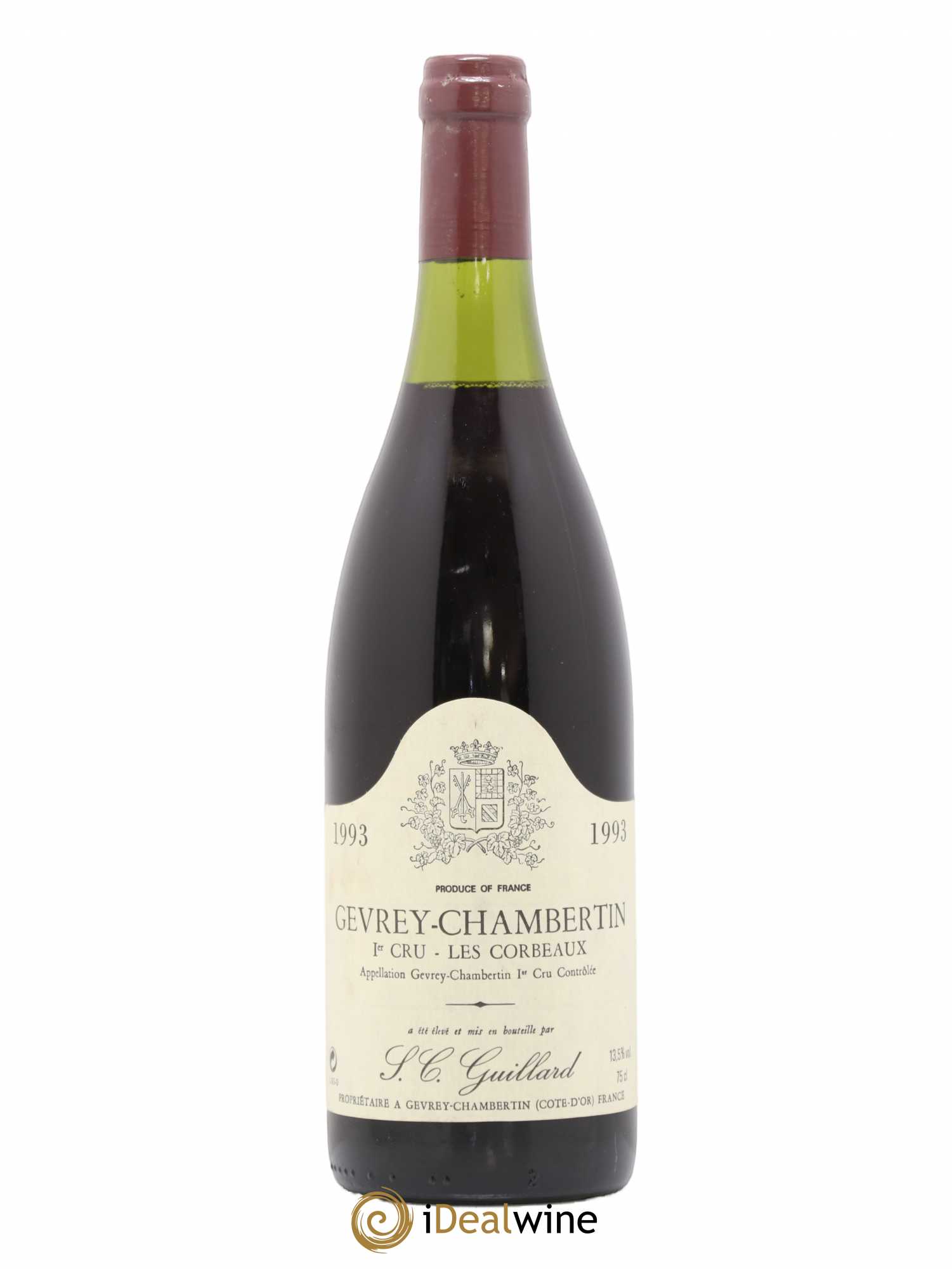 Gevrey-Chambertin 1er Cru Les Corbeaux SC Guillard 1993 - Lot de 1 bouteille - 0