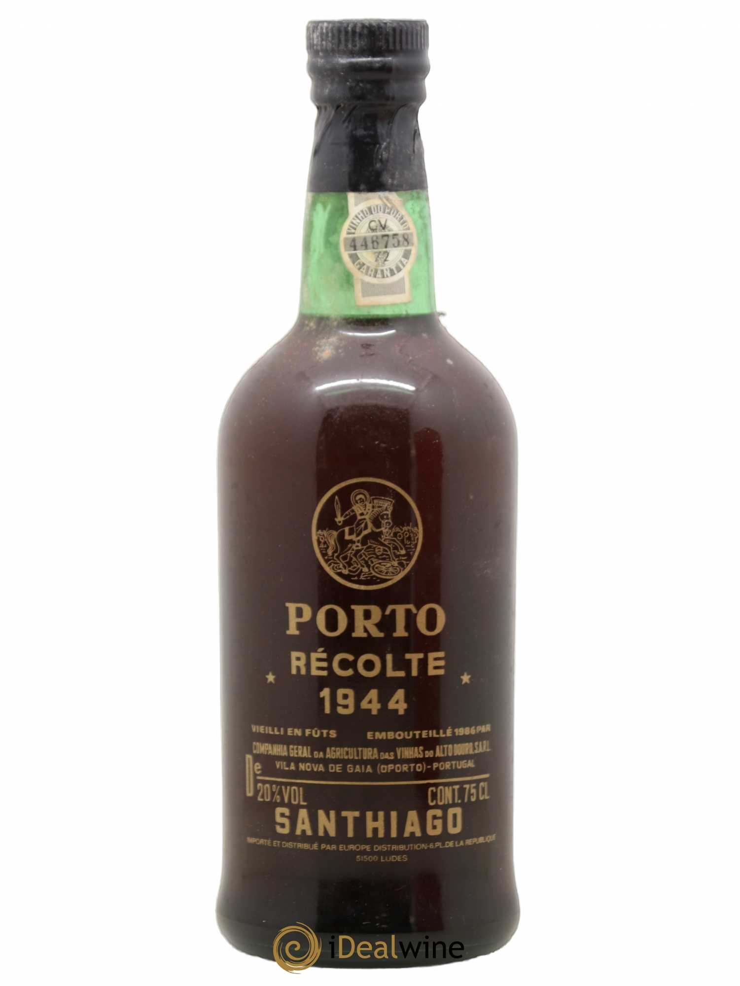 Porto Embouteillé 1986 Santhiago 1944 - Lot de 1 bouteille - 1