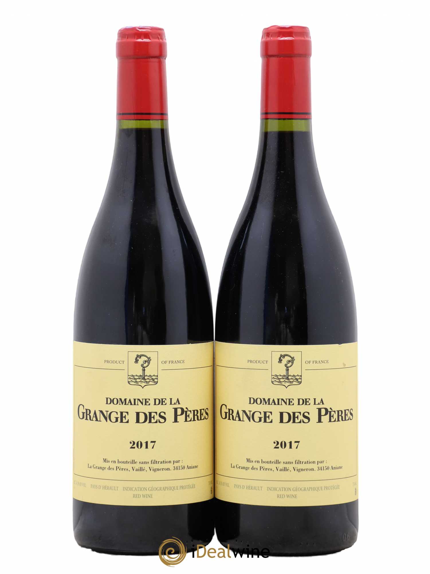 Pays d'Hérault Grange des Pères Laurent Vaillé 2017 - Lot de 2 bouteilles - 0