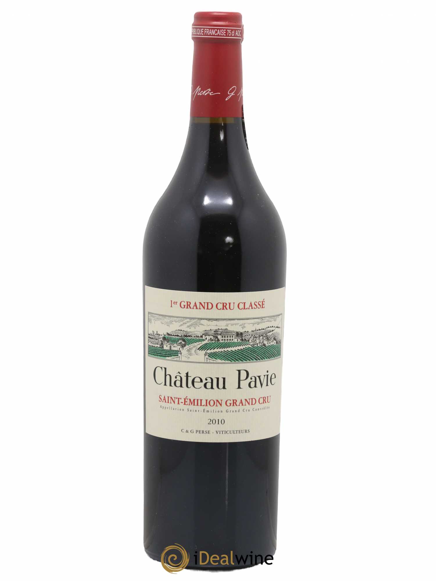 Château Pavie 1er Grand Cru Classé A 2010 - Lot de 1 bouteille - 0