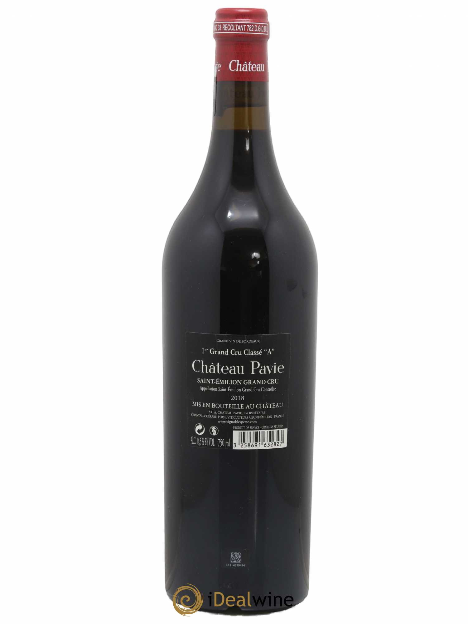 Château Pavie 1er Grand Cru Classé A 2018 - Lot de 1 bouteille - 1