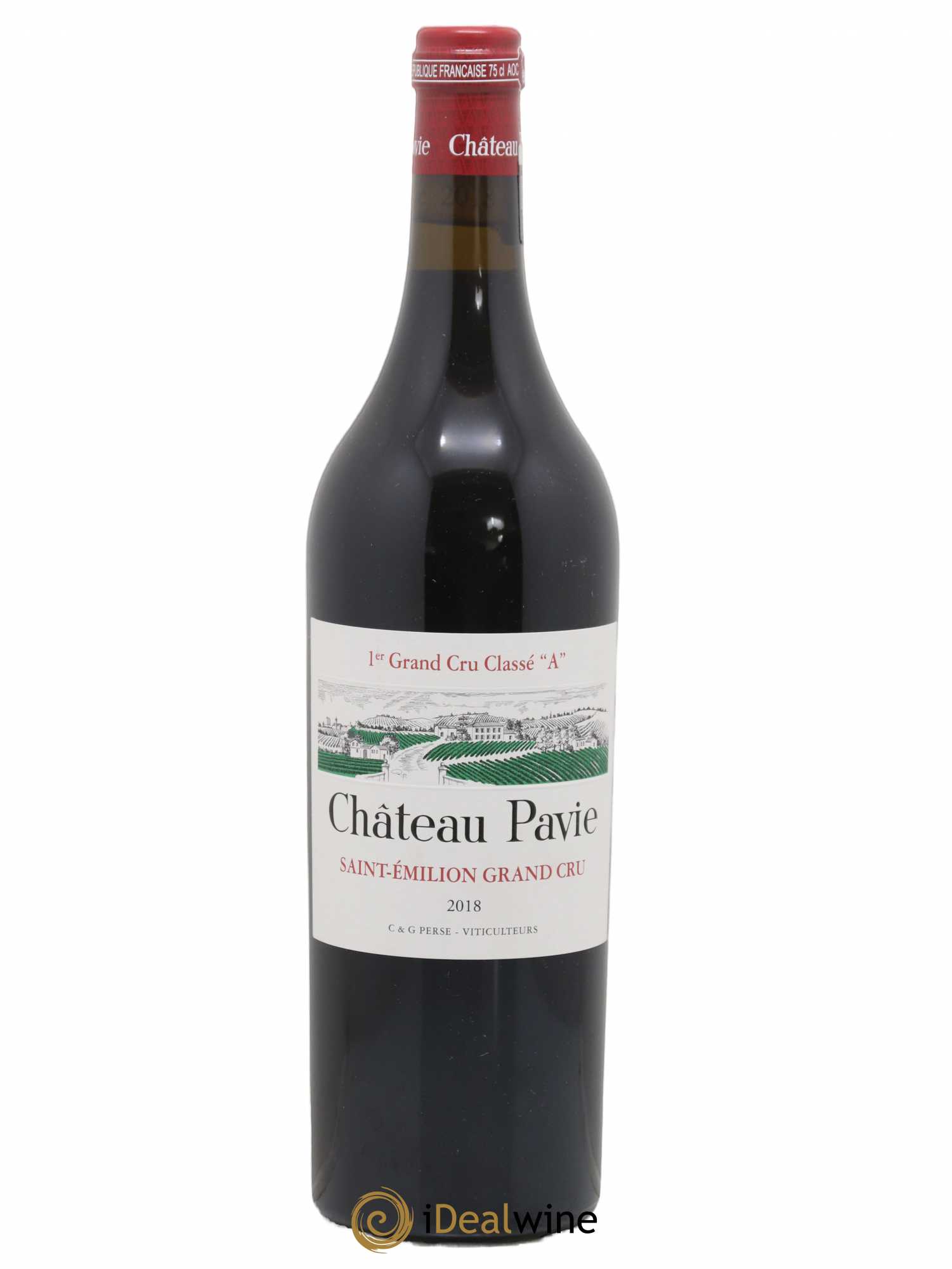 Château Pavie 1er Grand Cru Classé A 2018 - Lot de 1 bouteille - 0