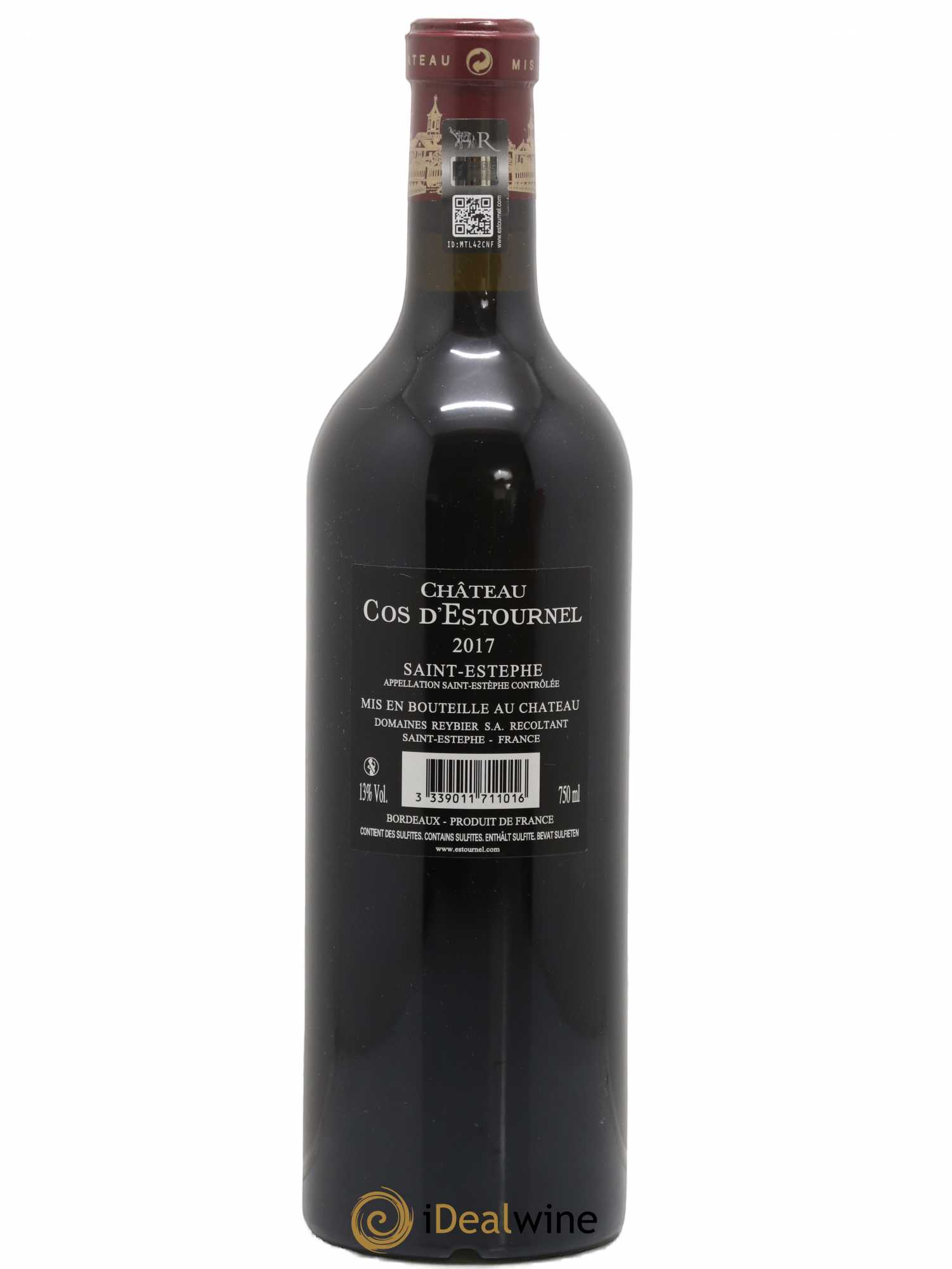 Cos d'Estournel 2ème Grand Cru Classé 2017 - Lot de 1 bouteille - 1