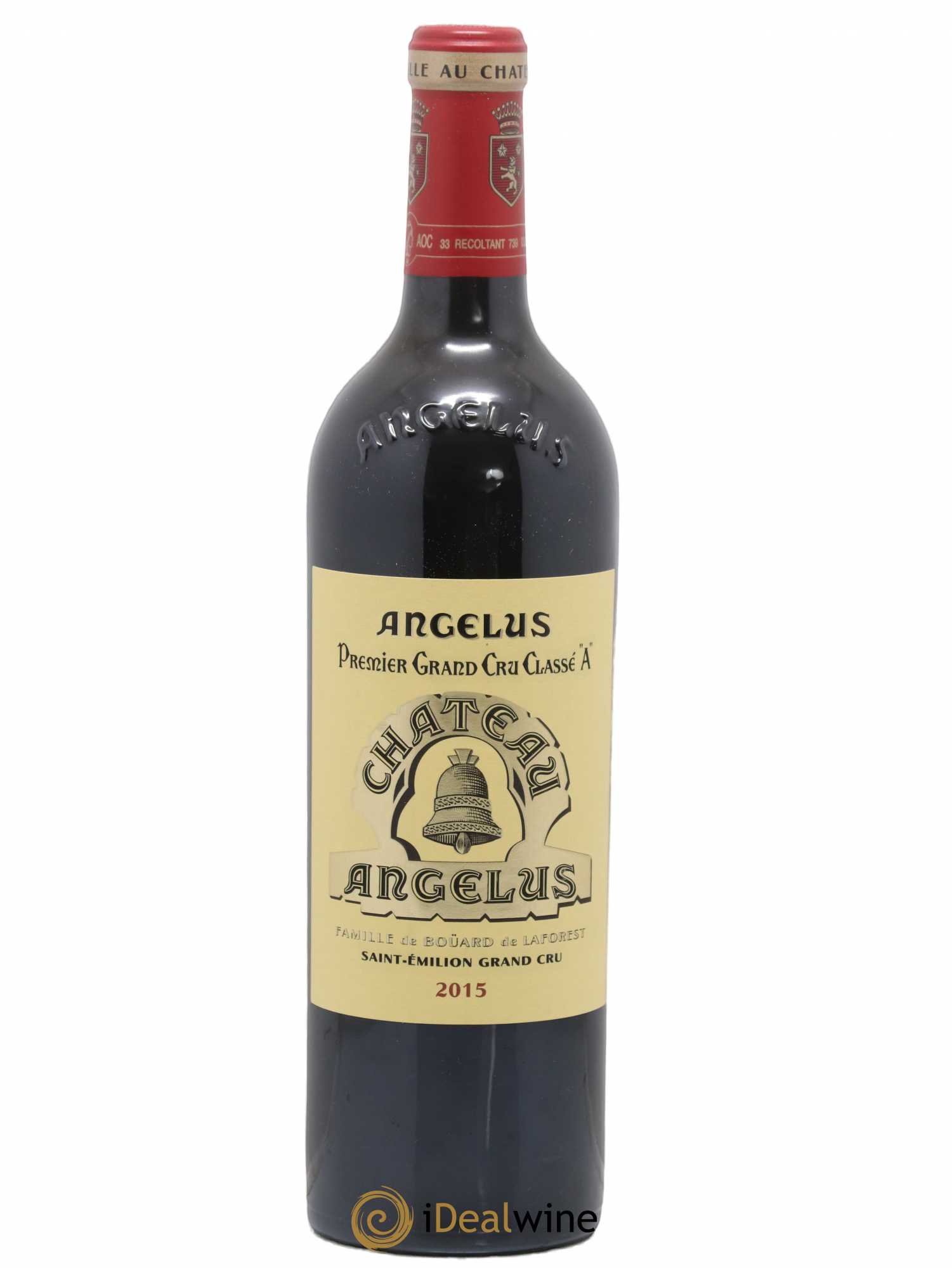Château Angélus 1er Grand Cru Classé A 2015 - Lot de 1 bouteille - 0
