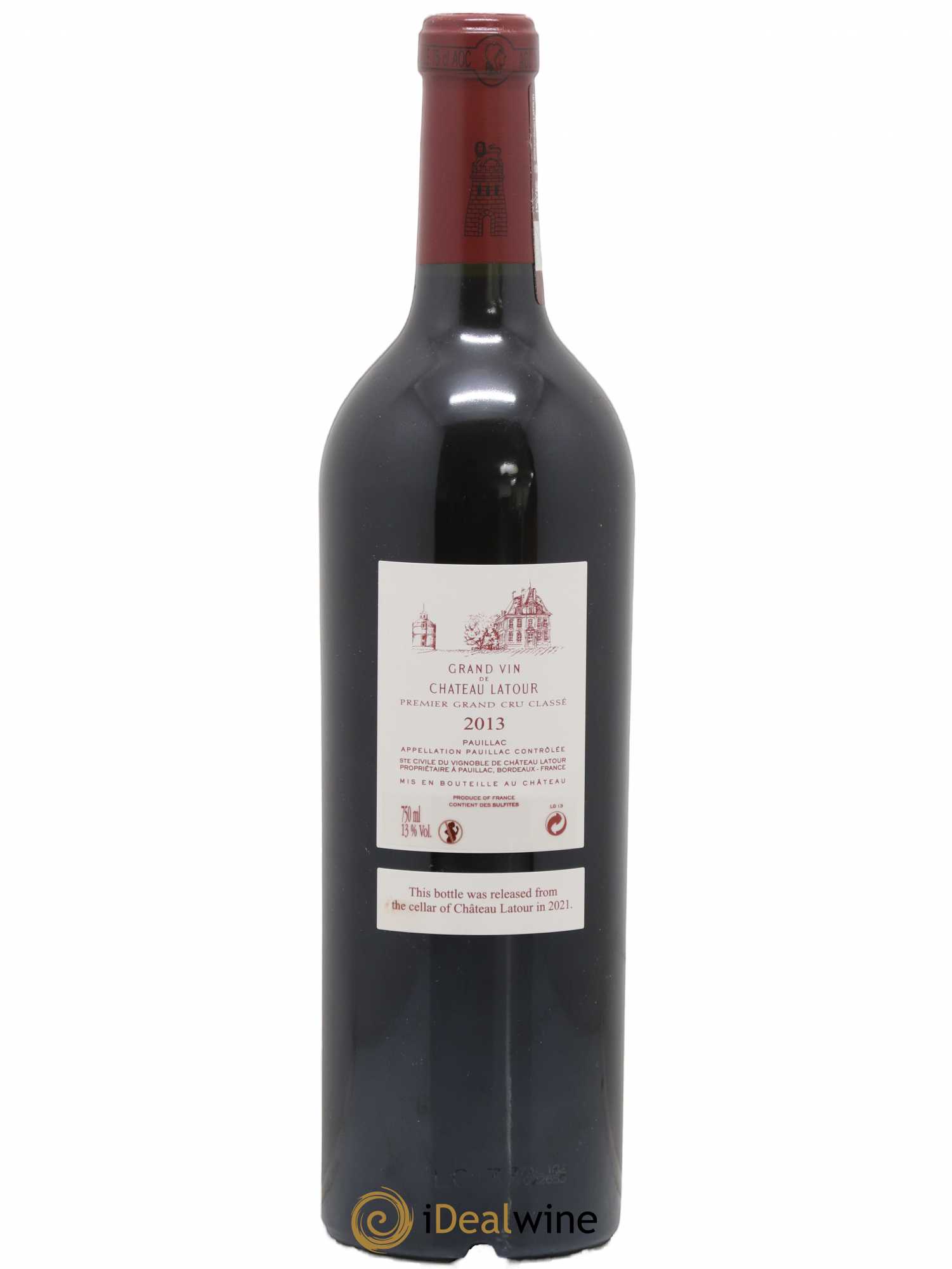 Château Latour 1er Grand Cru Classé 2013 - Lot de 1 bouteille - 1