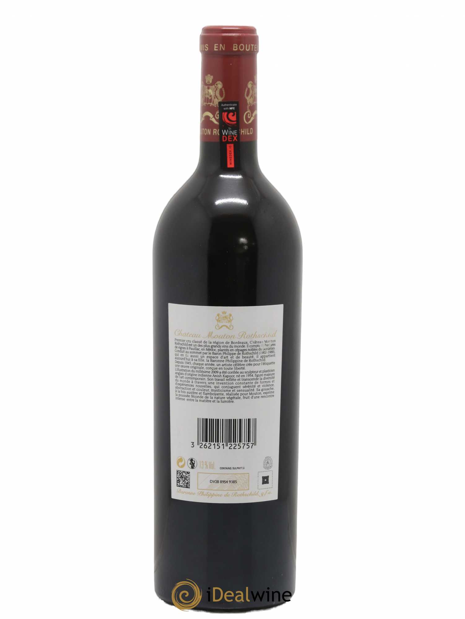 Château Mouton Rothschild 1er Grand Cru Classé 2009 - Lot de 1 bouteille - 2