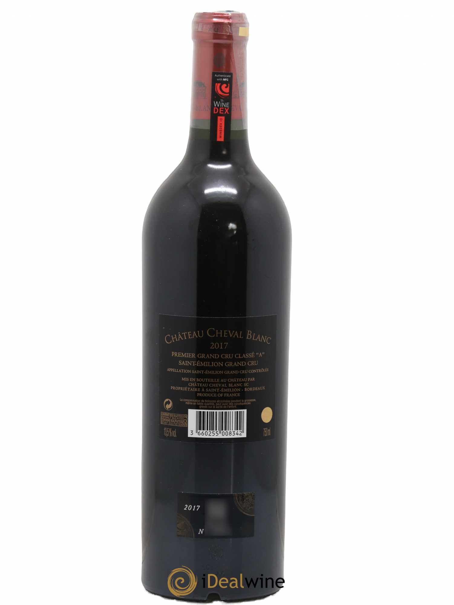 Château Cheval Blanc 1er Grand Cru Classé A 2017 - Lot de 1 bouteille - 1