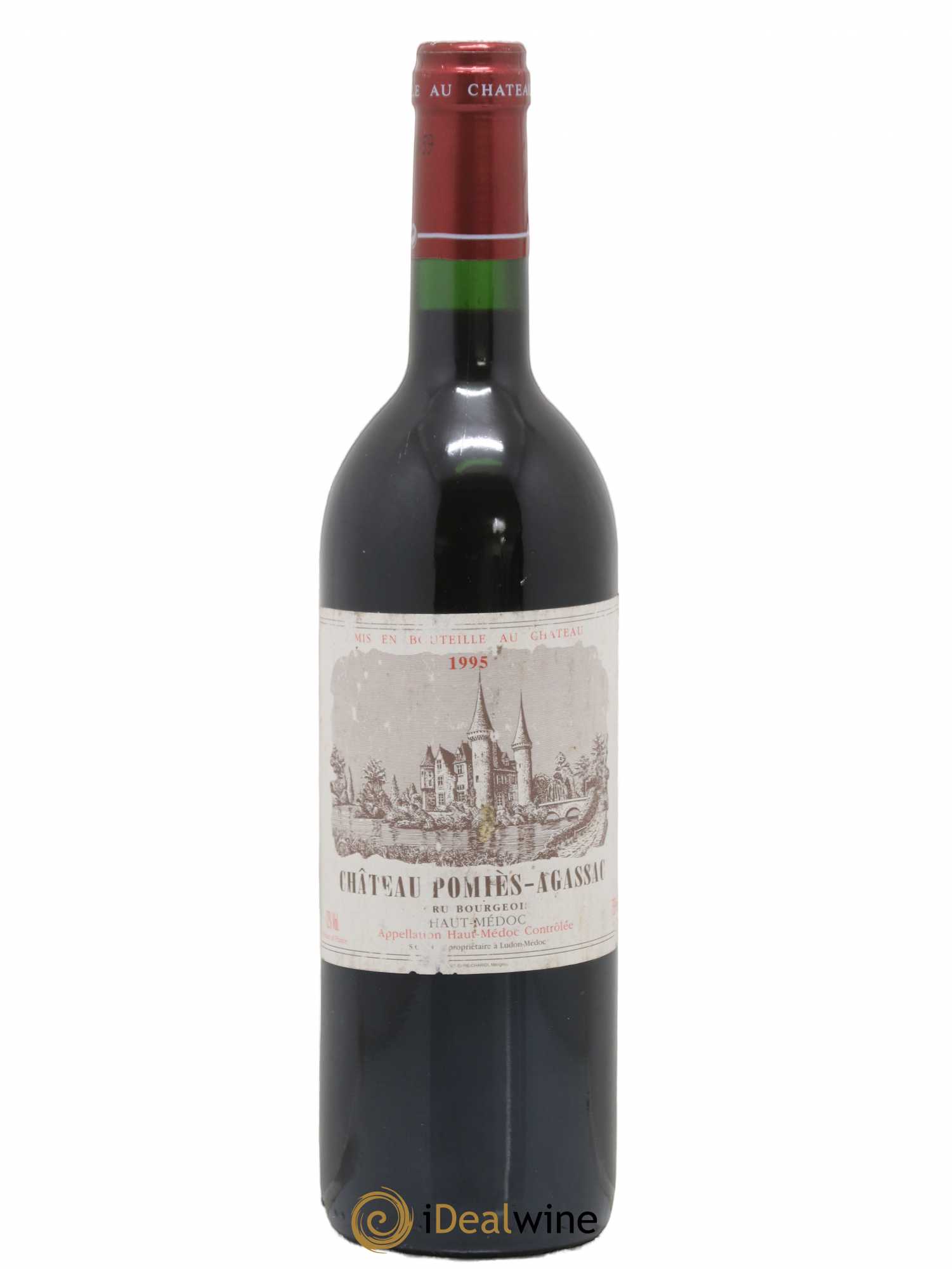 Haut Médoc Château Pomies-Agassac 1995 - Posten von 1 Flasche - 0