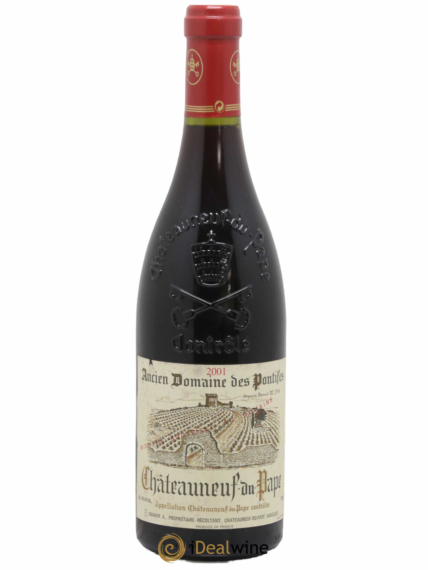 Châteauneuf-du-Pape Ancien Domaine Des Pontfis 2001 - Posten von 1 Flasche - 0