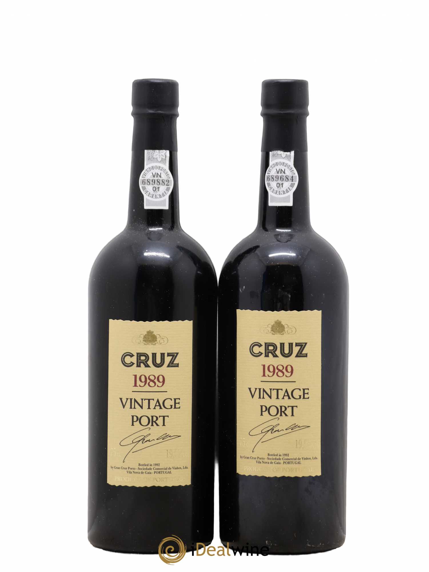 Porto Vintage Porto Cruz 1989 - Posten von 2 Flaschen - 1