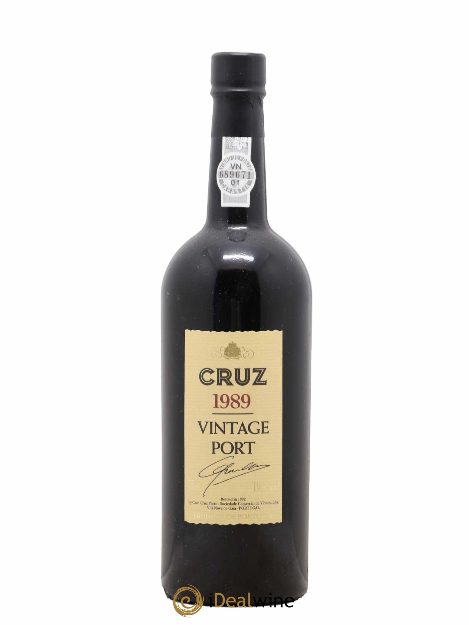 Porto Vintage Porto Cruz 1989 - Lot de 1 bouteille - 1