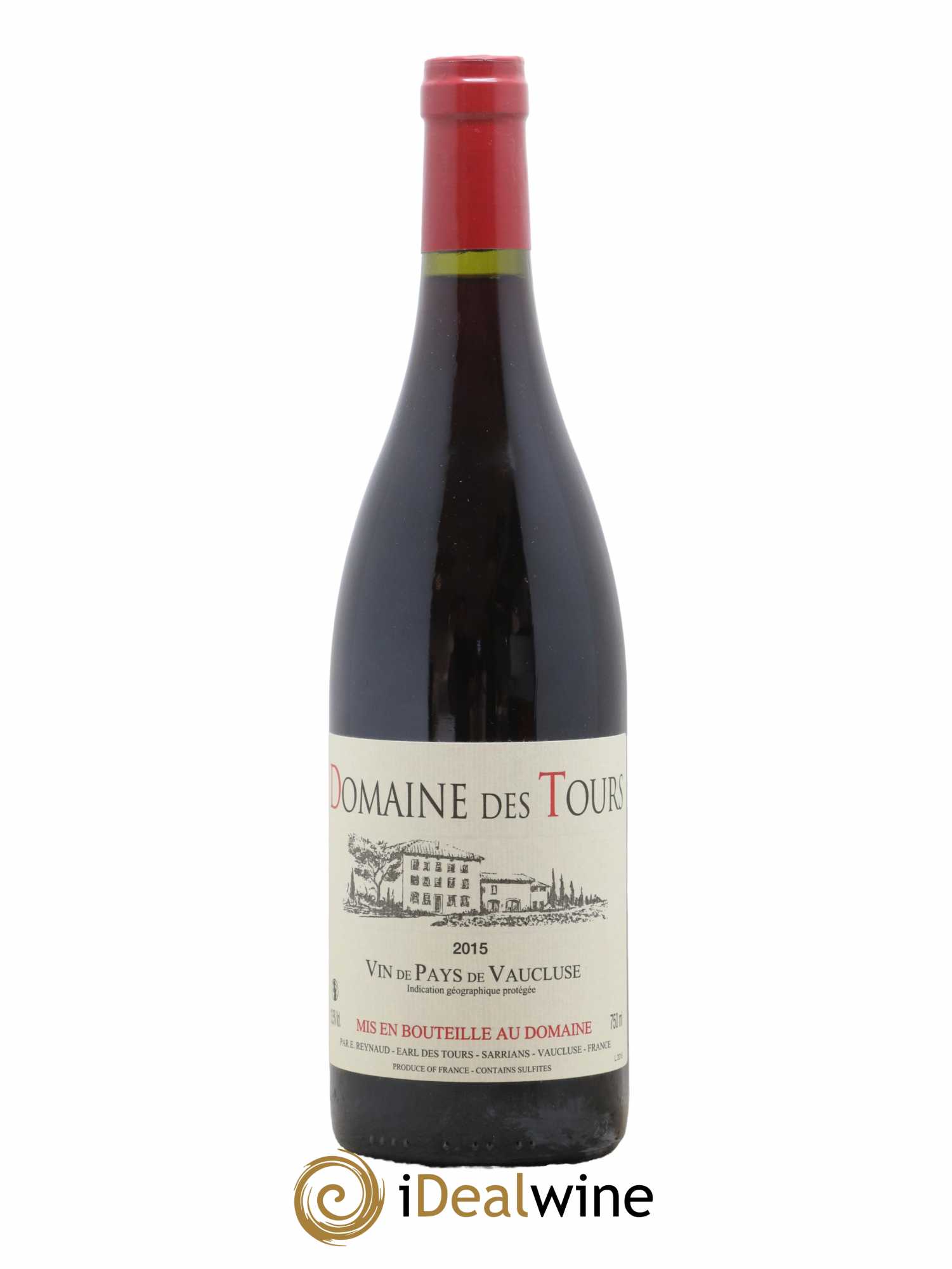 Vaucluse (Vin de Pays de Vaucluse) Domaine des Tours Emmanuel Reynaud 2015 - Lot de 1 bouteille - 0