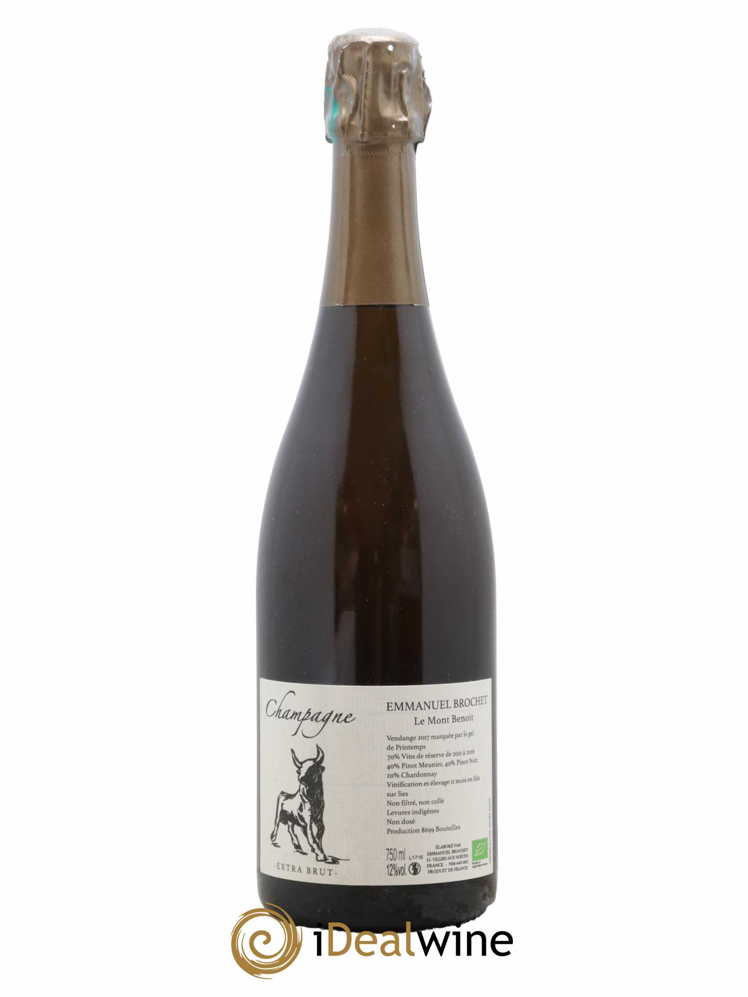 Le Mont Benoit Extra-Brut Emmanuel Brochet - Lot de 1 bouteille - 0