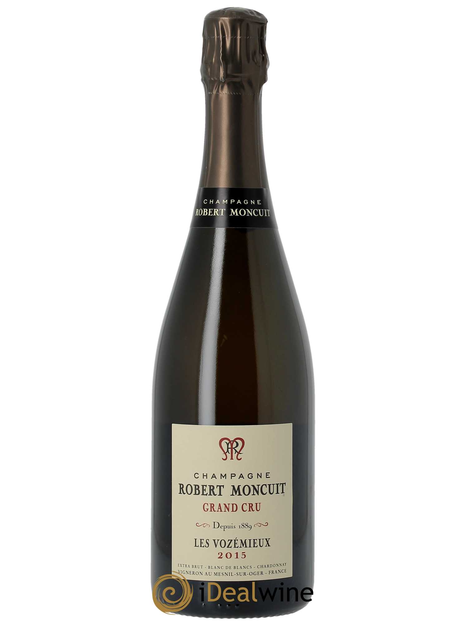 Vozémieux Blanc de Blancs Grand Cru Extra-Brut Robert Moncuit 2015 - Lot de 1 bouteille - 0