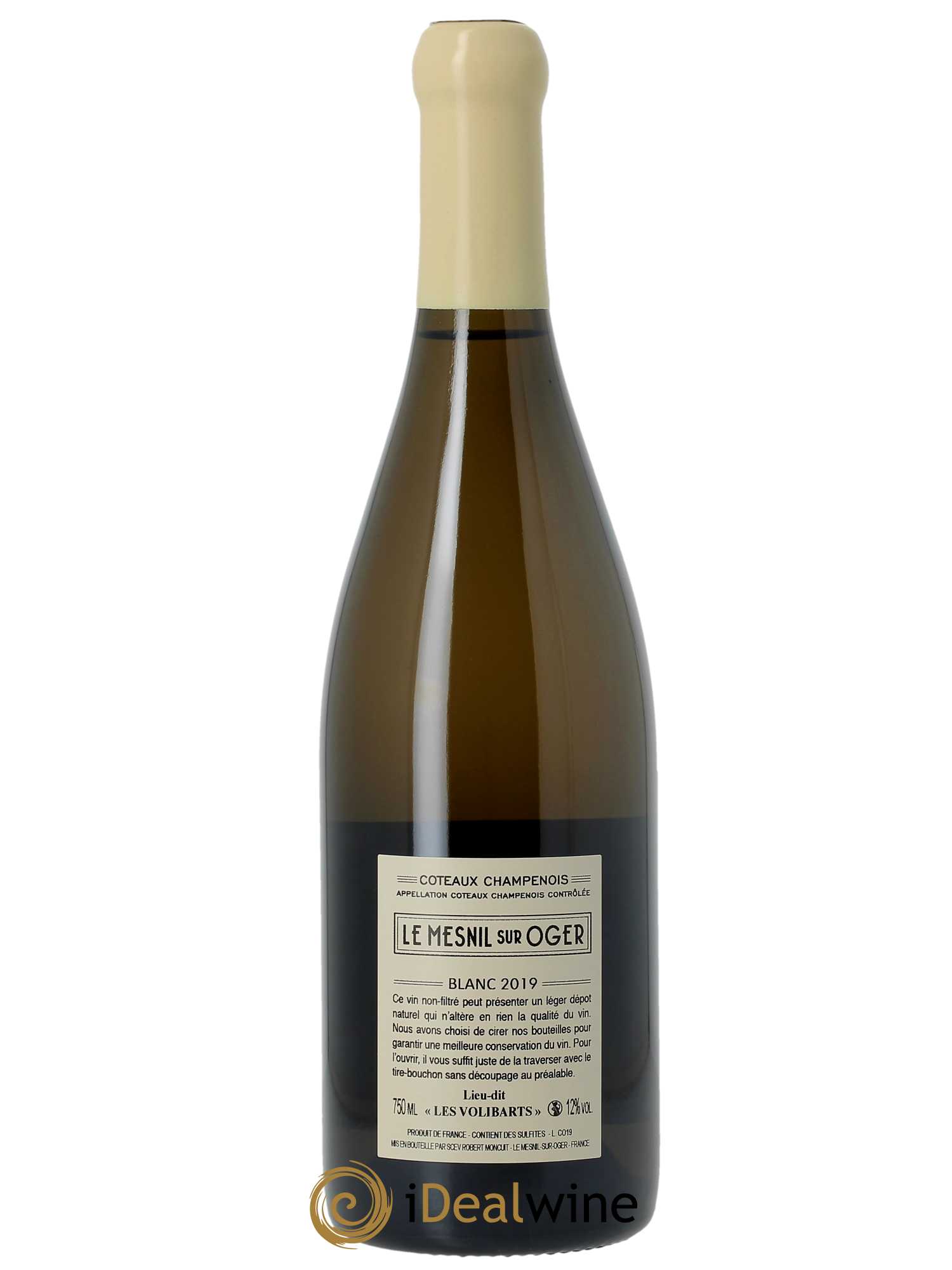 Coteaux Champenois Le Mesnil sur Oger Robert Moncuit 2019 - Lot of 1 bottle - 1
