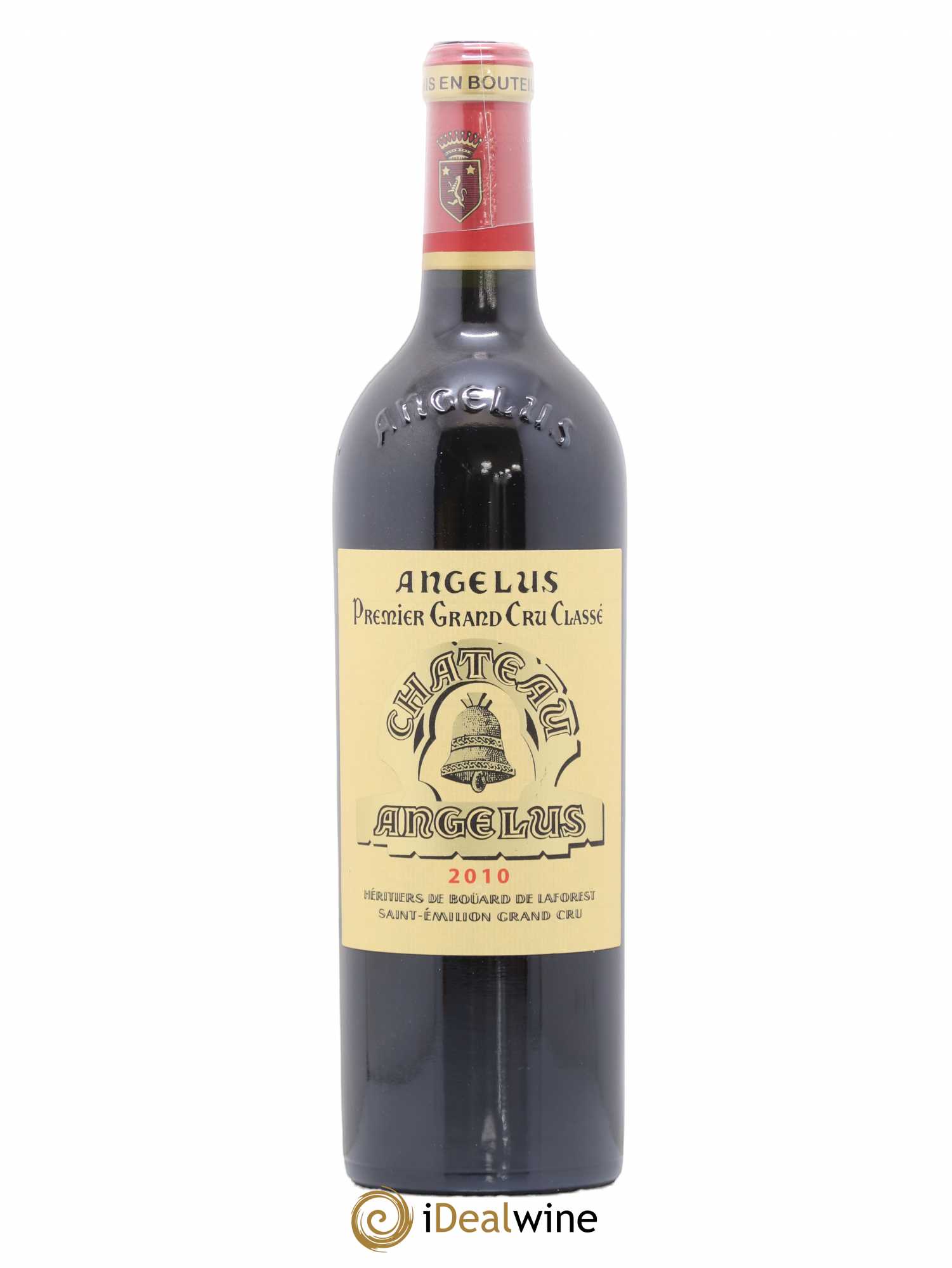 Château Angélus 1er Grand Cru Classé A 2010 - Lot de 1 bouteille - 0