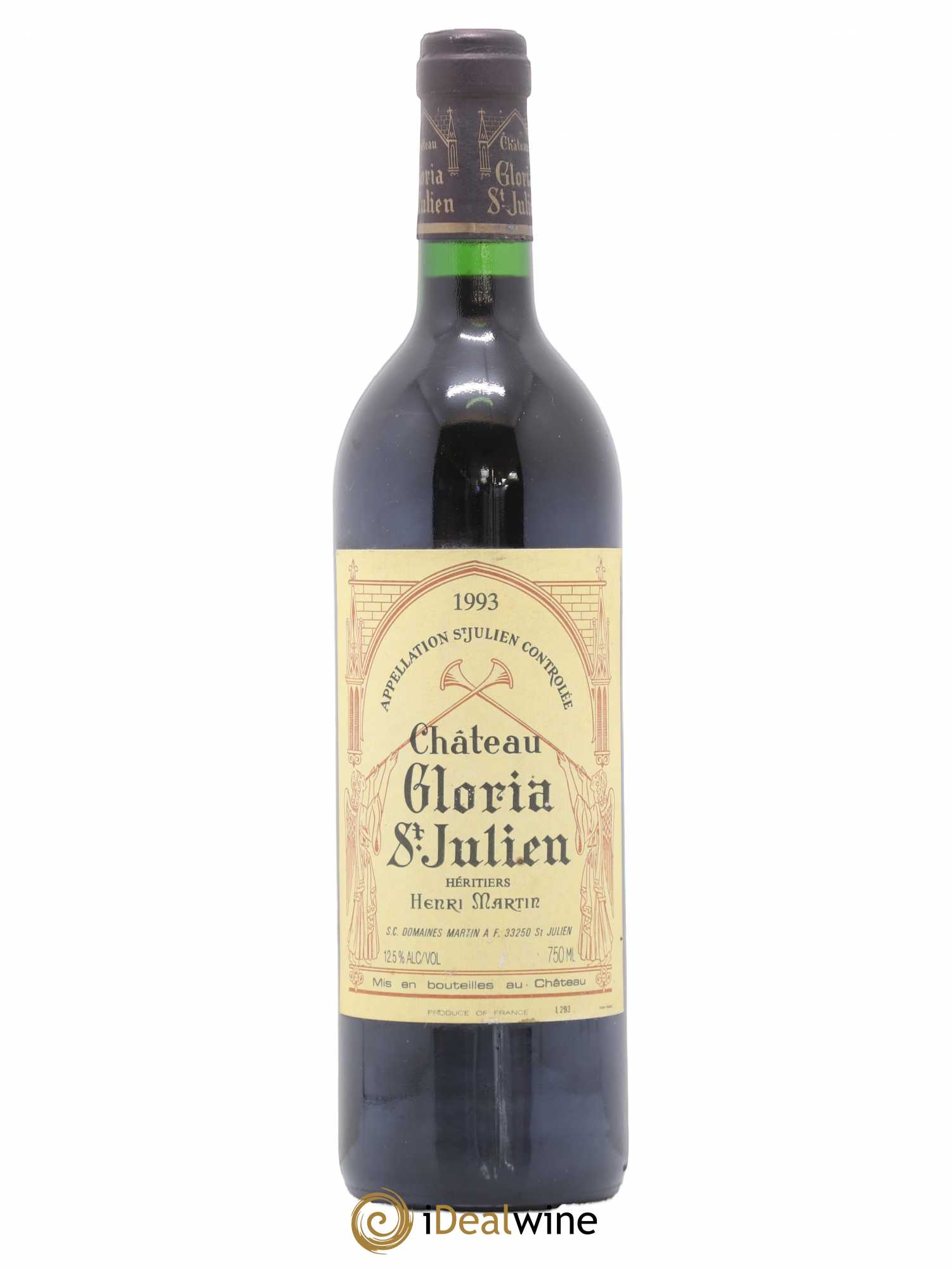 Château Gloria 1993 - Lot de 1 bouteille - 0