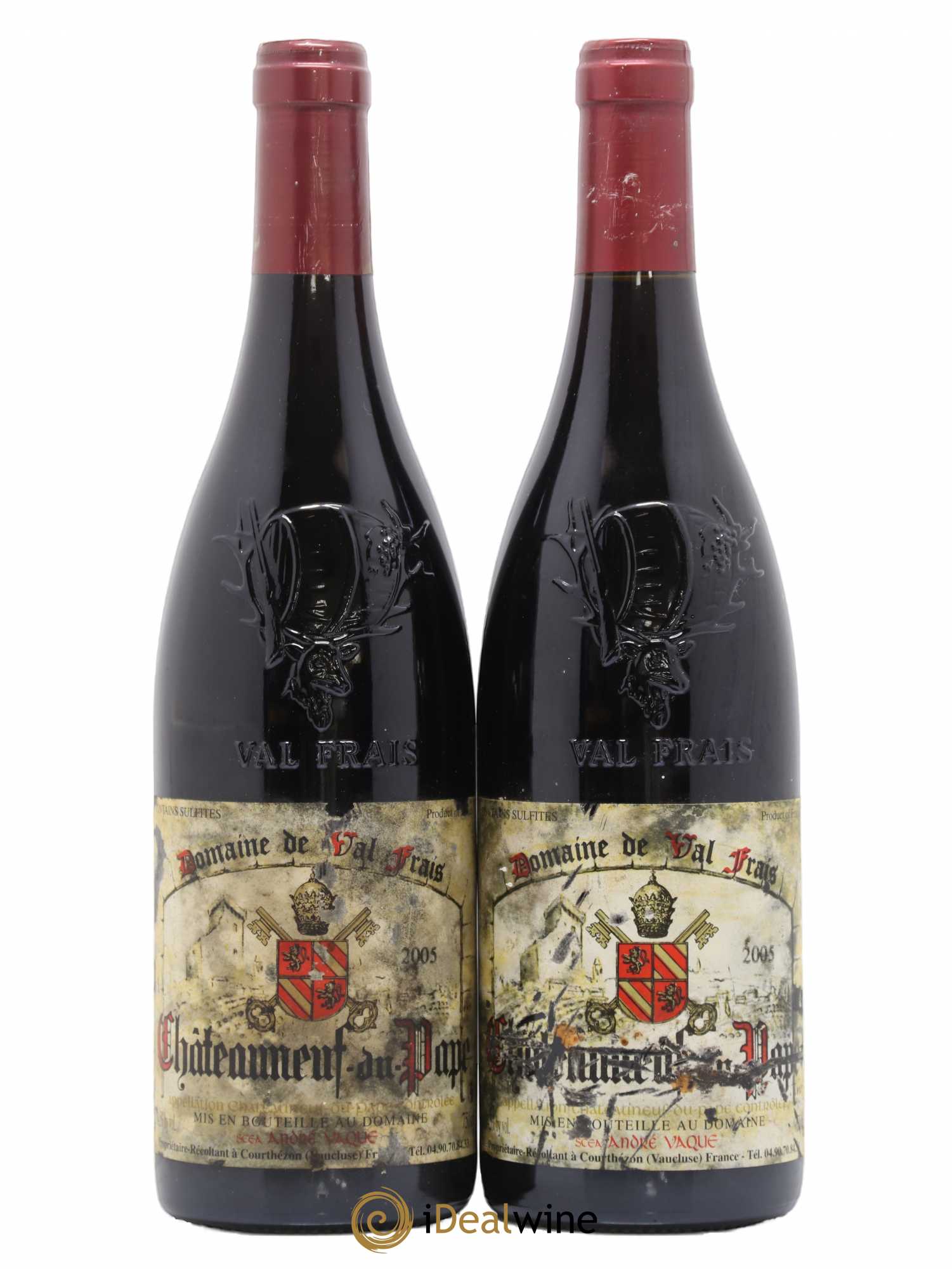 Châteauneuf-du-Pape Domaine Val Frais 2005 - Posten von 2 Flaschen - 0