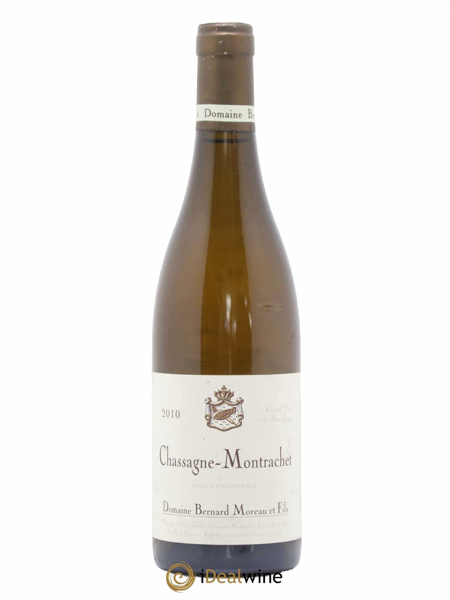 Chassagne-Montrachet Domaine Bernard Moreau 2010 - Lot de 1 bouteille - 0