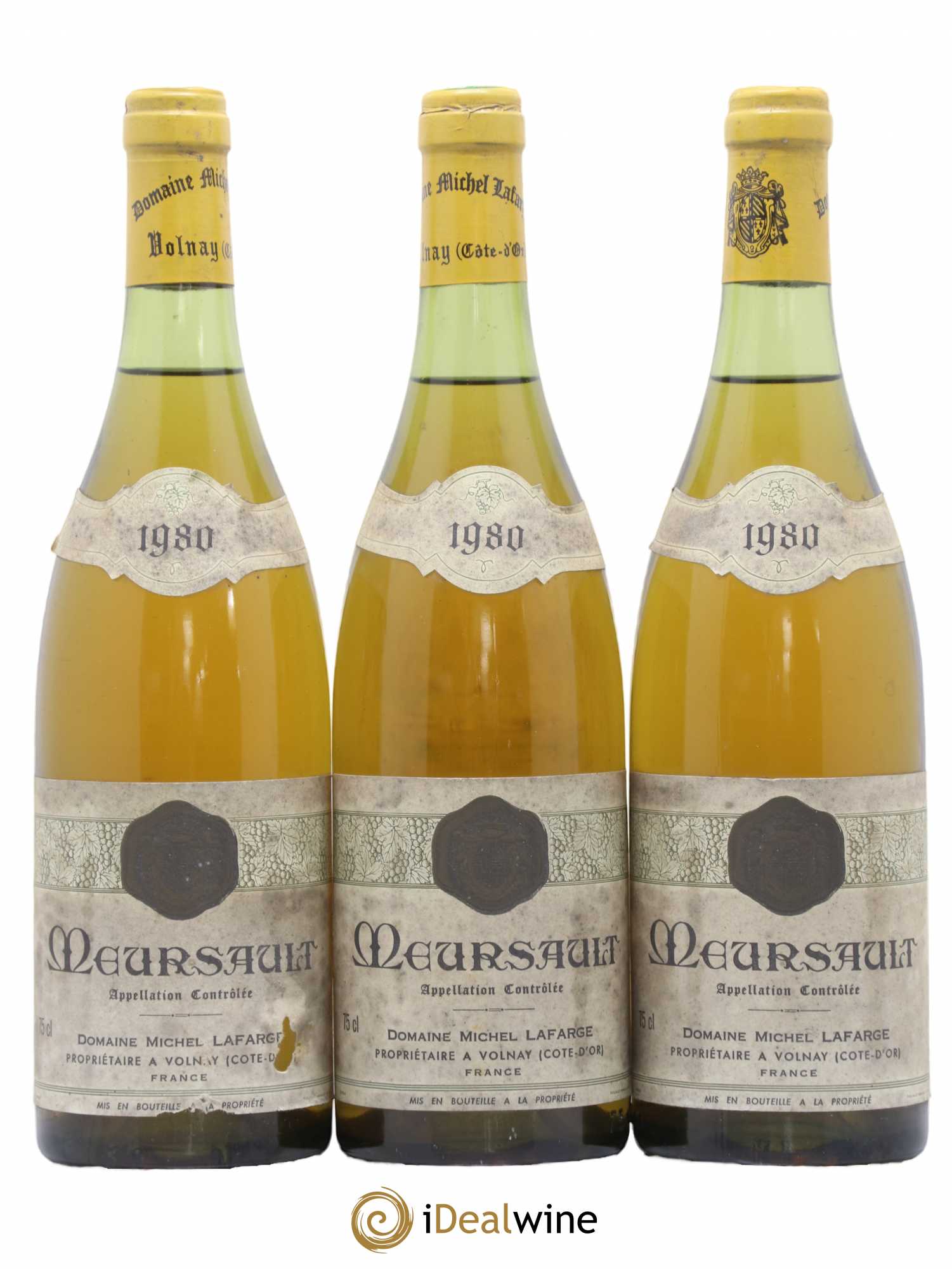 Meursault Lafarge (Domaine) 1980 - Lot de 3 bouteilles - 0