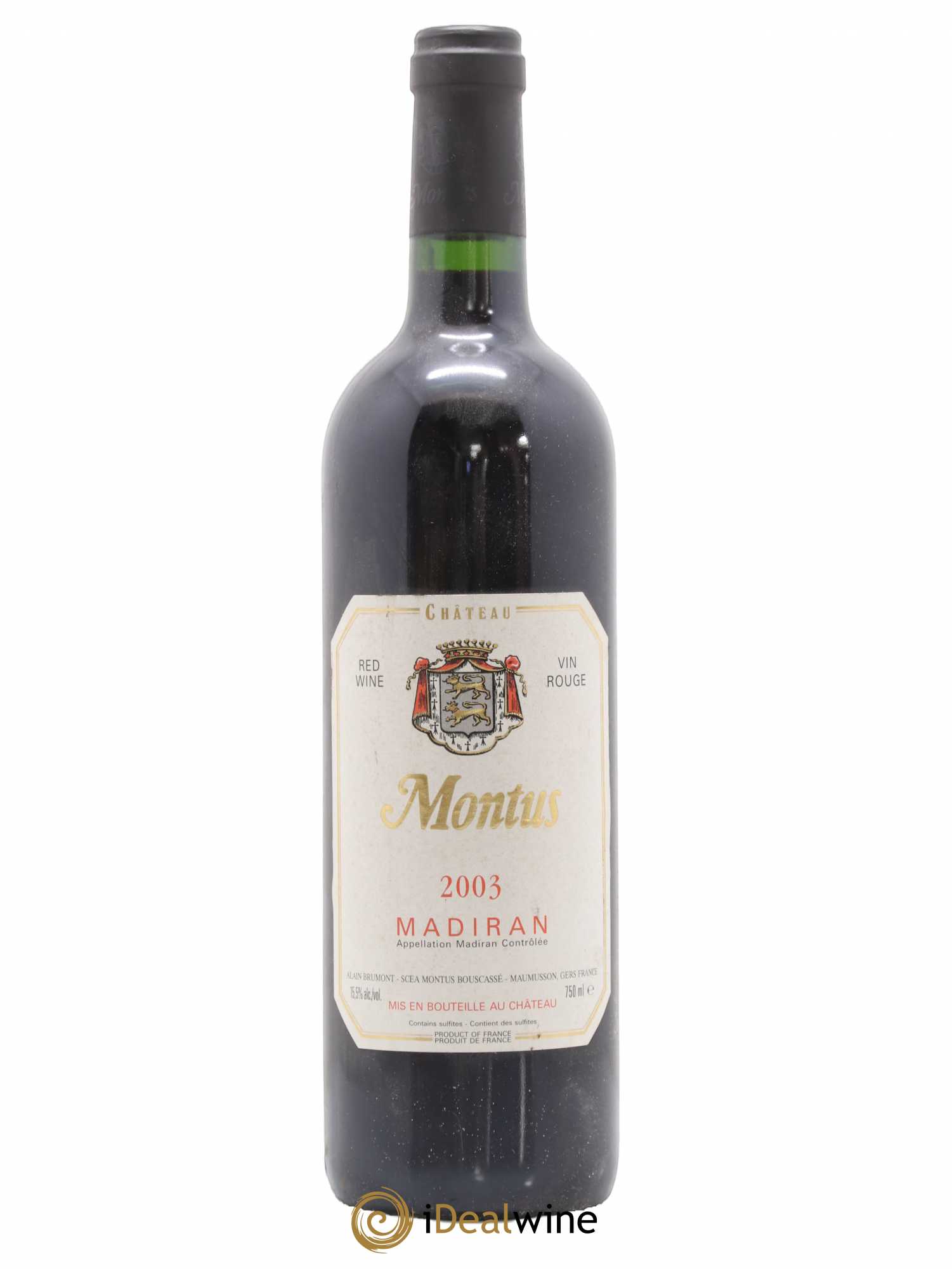 Madiran Château Montus Alain Brumont 2003 - Lot de 1 bouteille - 0