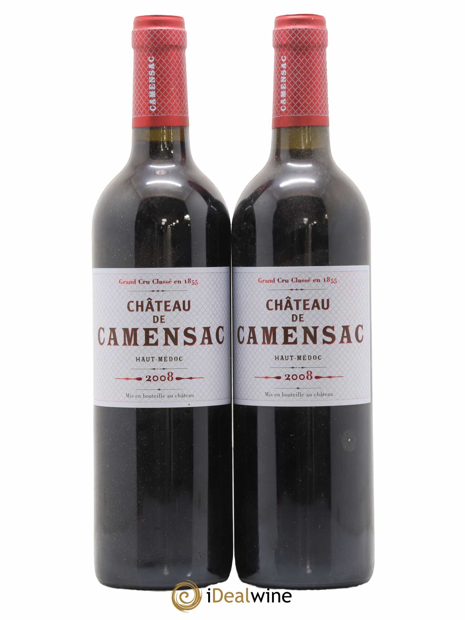 Château Camensac 5ème Grand Cru Classé 2008 - Lot de 2 bouteilles - 0