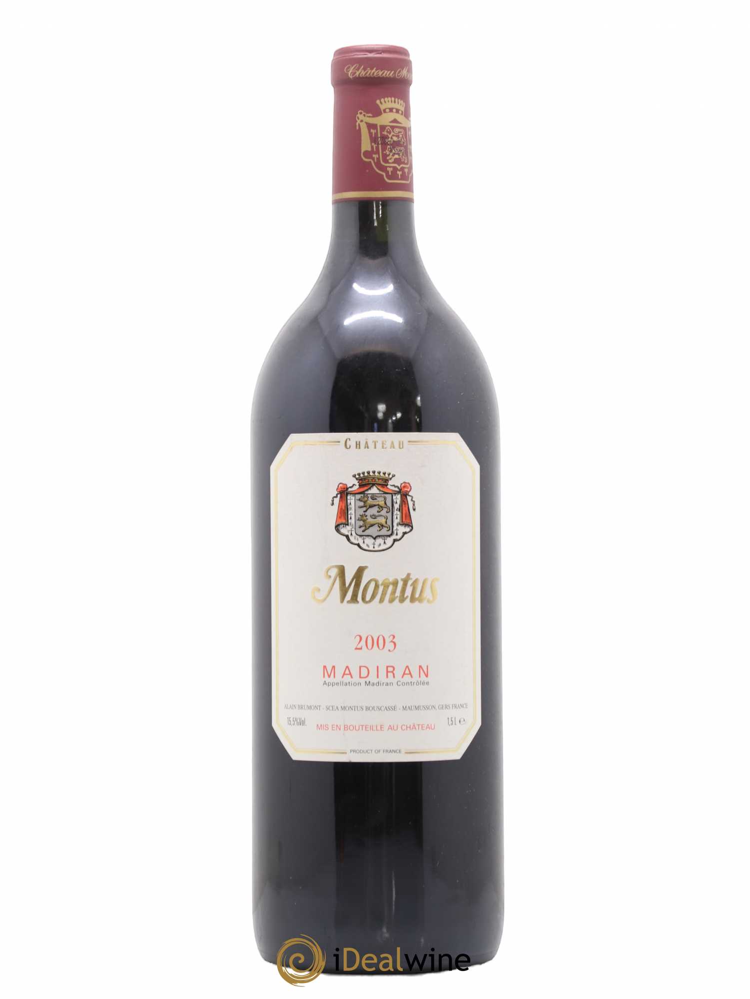 Madiran Château Montus Alain Brumont 2003 - Lot de 1 magnum - 0