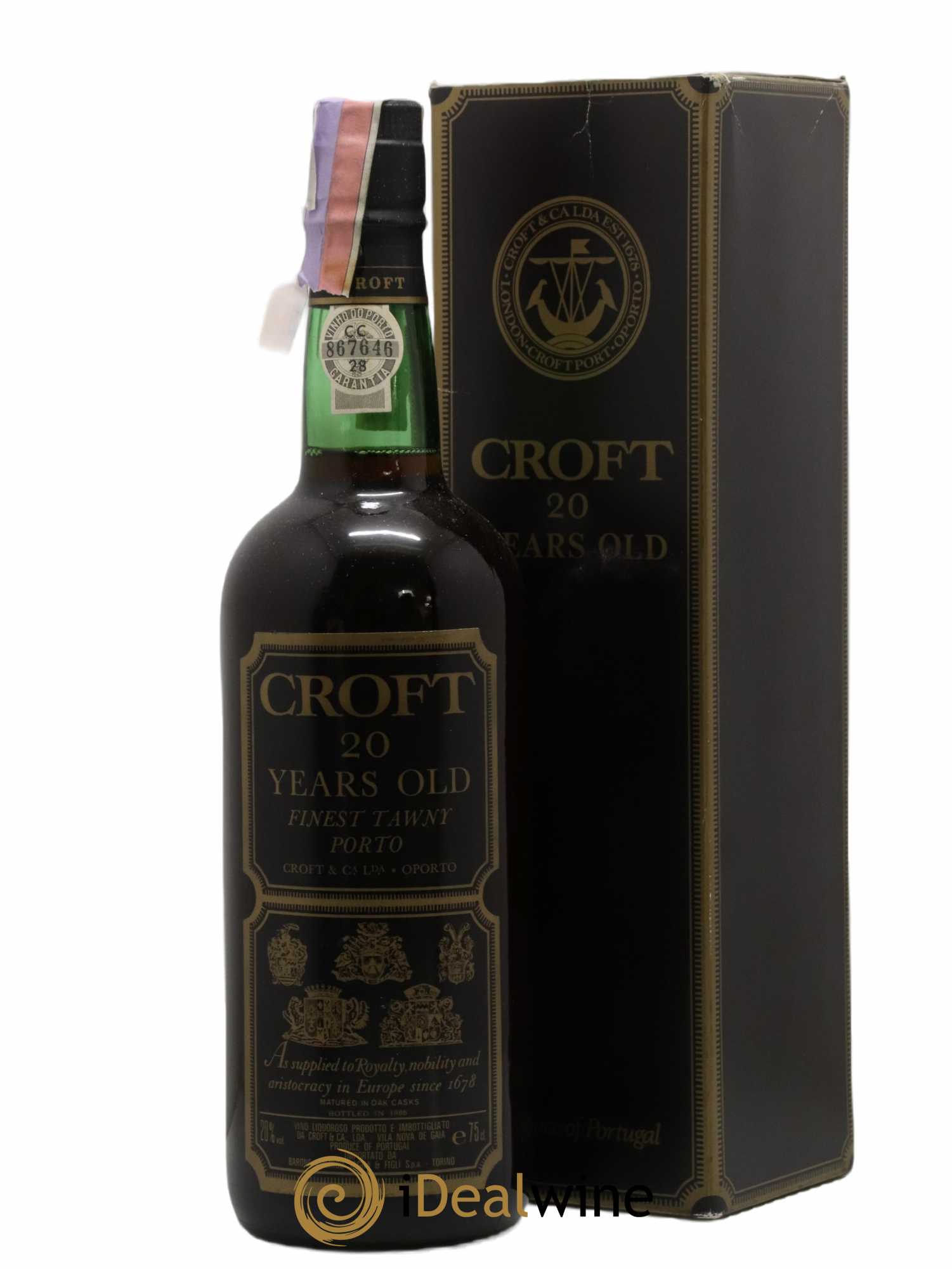 Porto Croft The Fladgate Partnership Tawny 20 Years Old - Lot de 1 bouteille - 0
