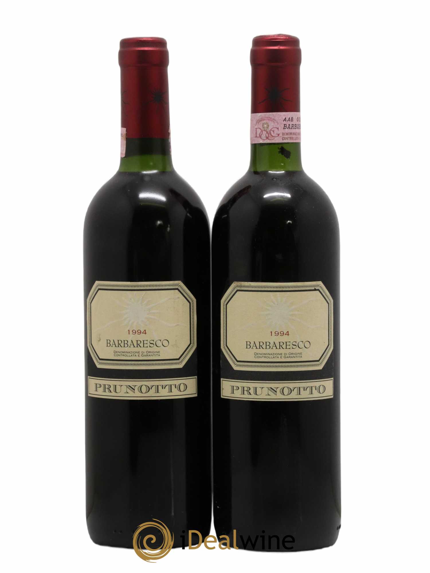 Barbaresco DOCG Prunotto 1994 - Lotto di 2 bottiglie - 0