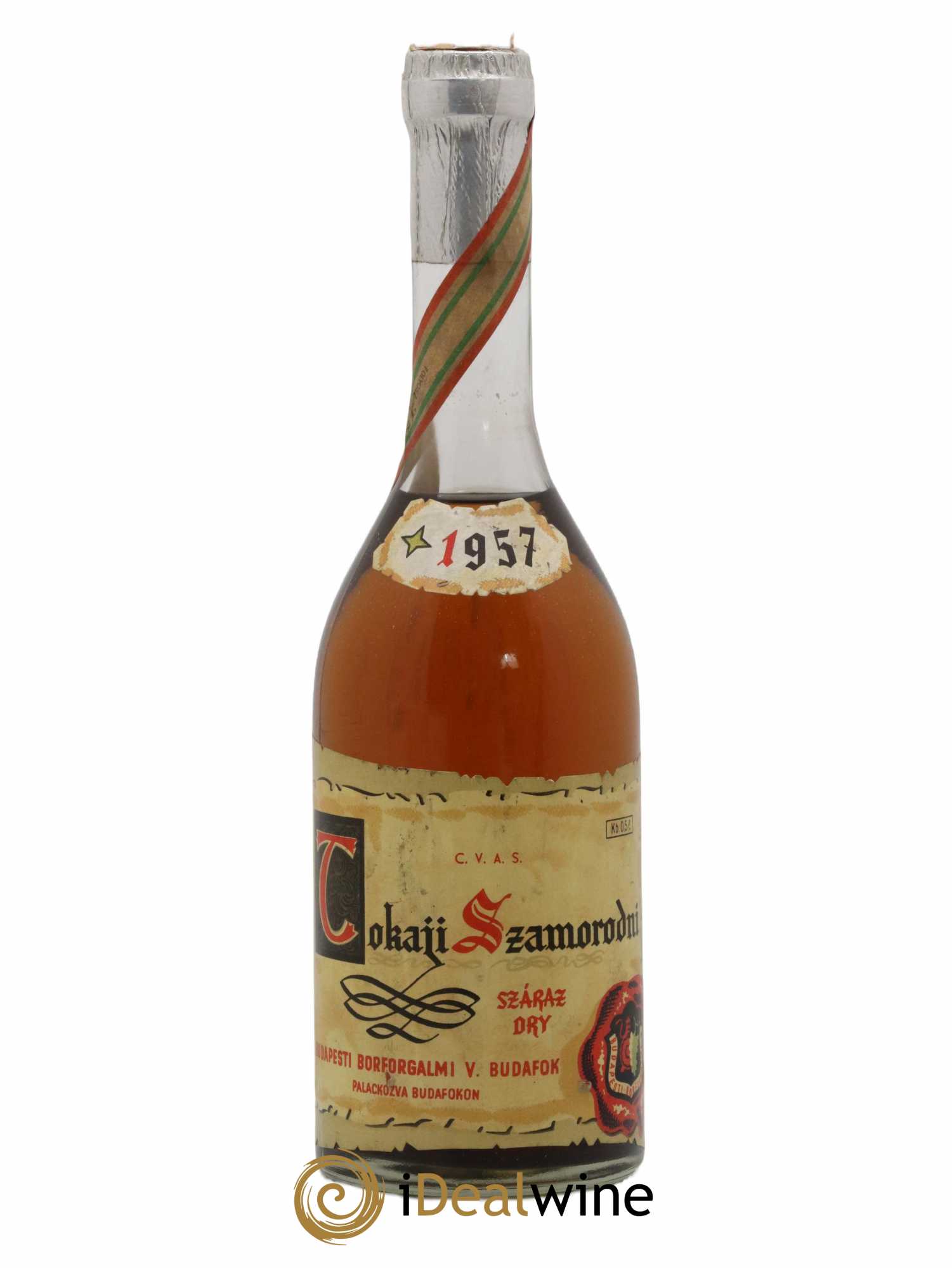 Tokaji Tokaj Szamorodni Budapesti Borfolgalmi V. Budafok 50cl 1957 - Lot de 1 bouteille - 0
