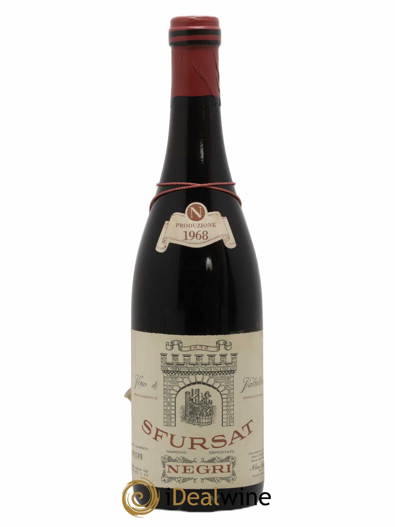 Italie Sfursat di Valtellina Nino Negri 1968 - Lot de 1 bouteille - 0