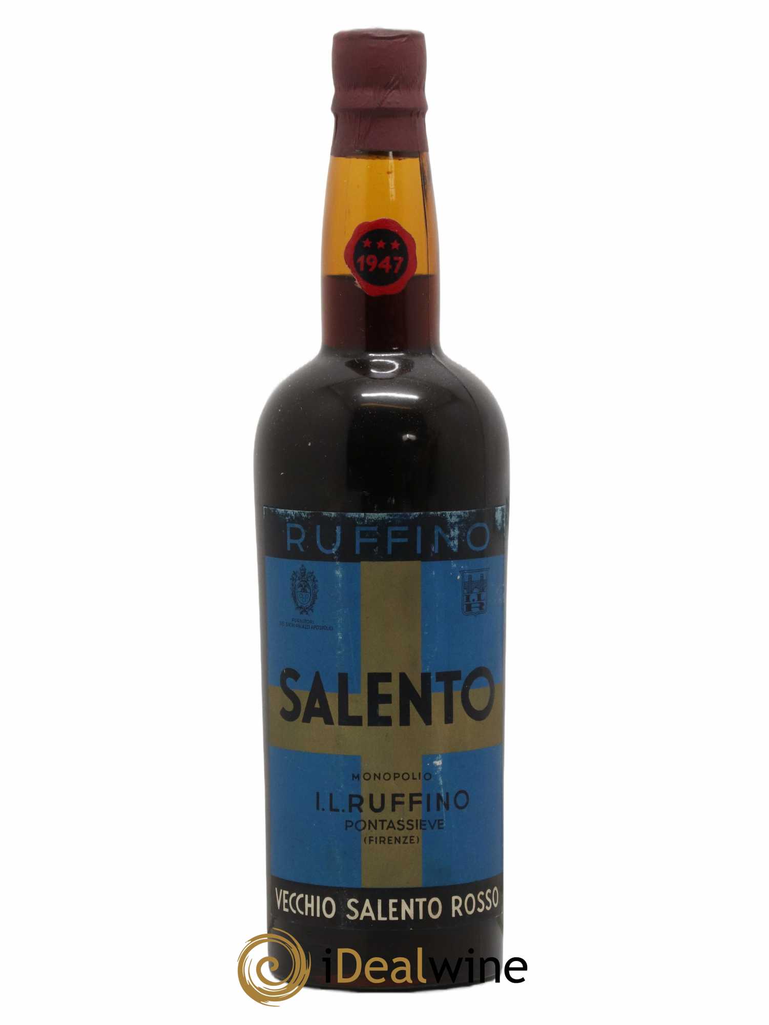 Italie Vecchio Salento Rosso Ruffino 1947 - Lot de 1 bouteille - 0