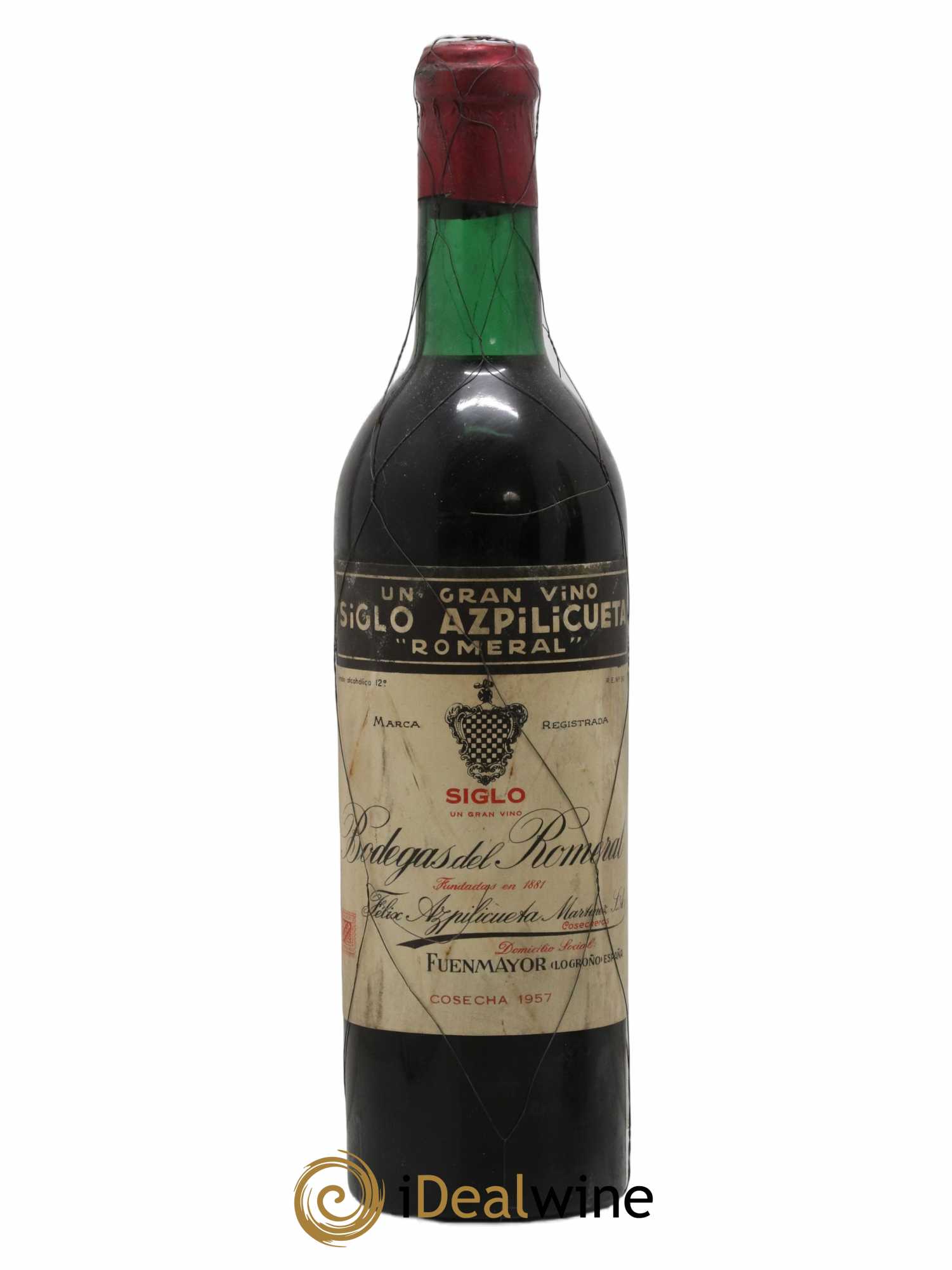 Rioja DOCA Azpilicueta Bodegas Del Romeral (sans prix de réserve) 1957 - Lot de 1 bouteille - 0