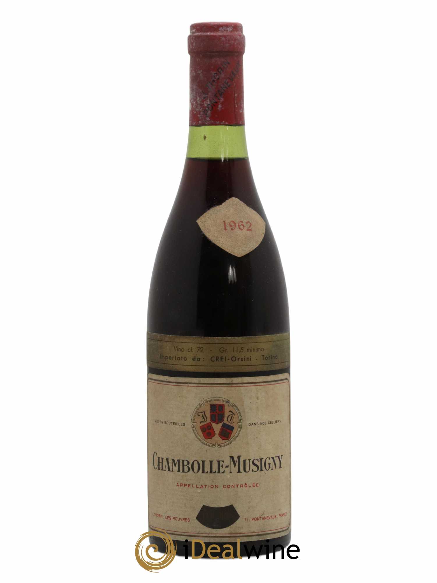 Chambolle-Musigny Thorin 1962 - Lot de 1 bouteille - 0