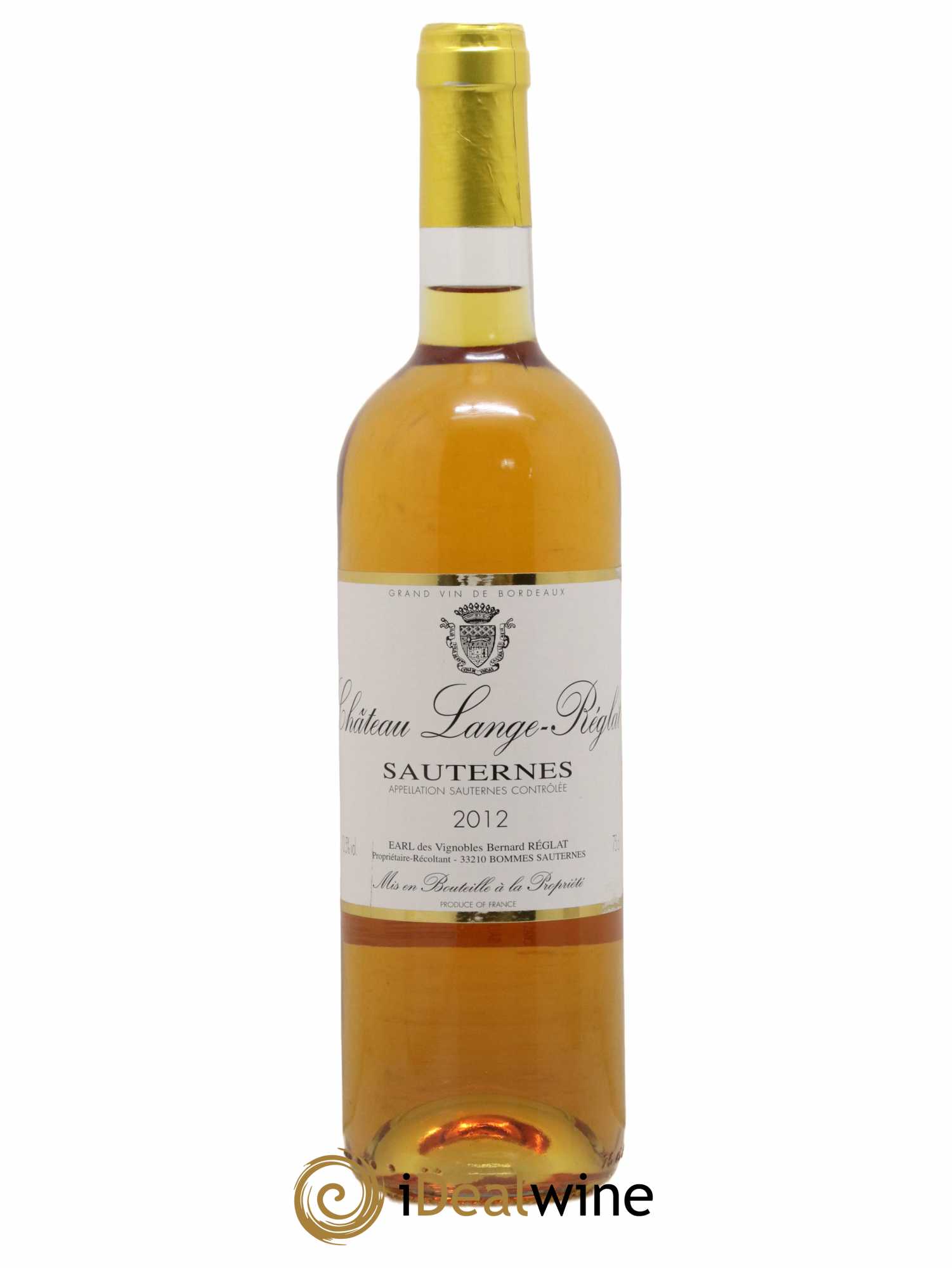 Sauternes Chateau Lange Reglat (senza prezzo di riserva) 2012 - Lotto di 1 bottiglia - 0