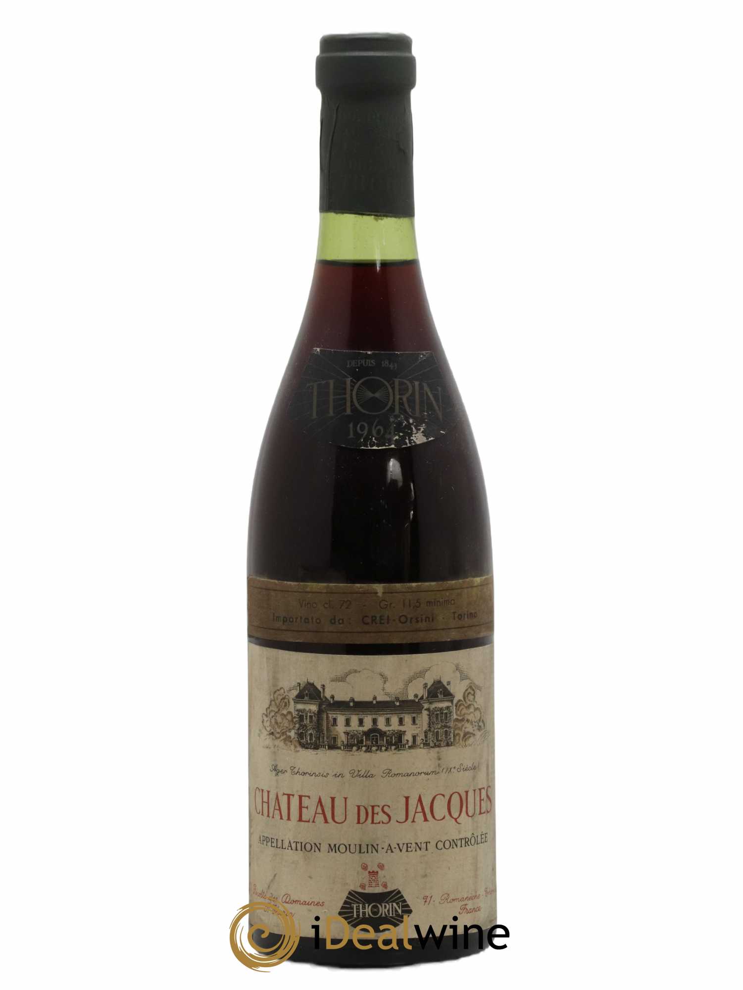 Moulin-à-Vent Château des Jacques (sans prix de réserve) 1964 - Lot de 1 bouteille - 0